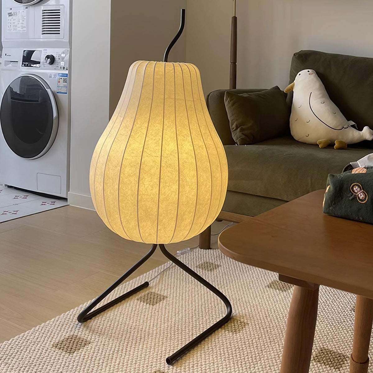 Calerielle Minimalist Pear Floor Lamp