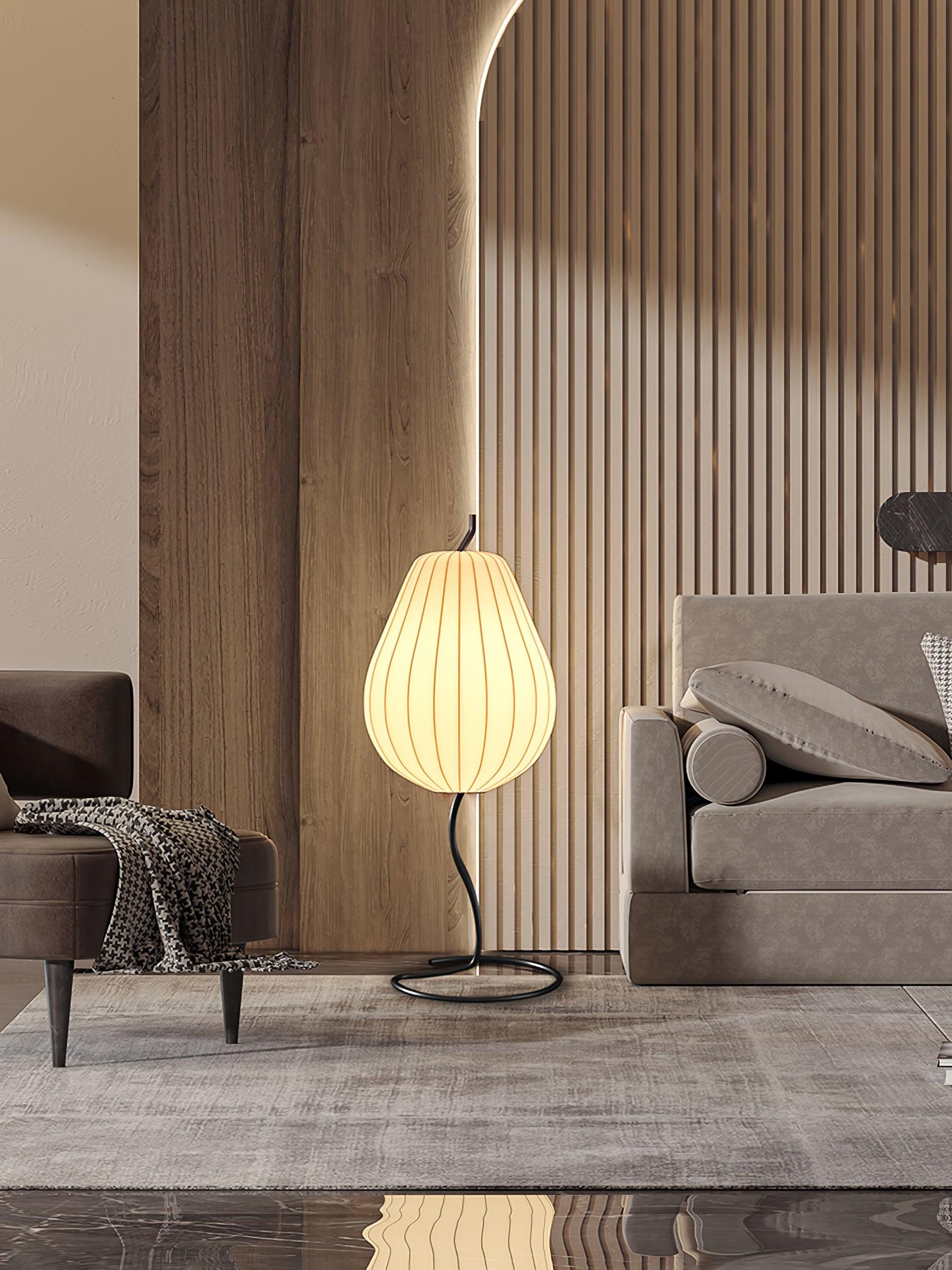Calerielle Minimalist Pear Floor Lamp