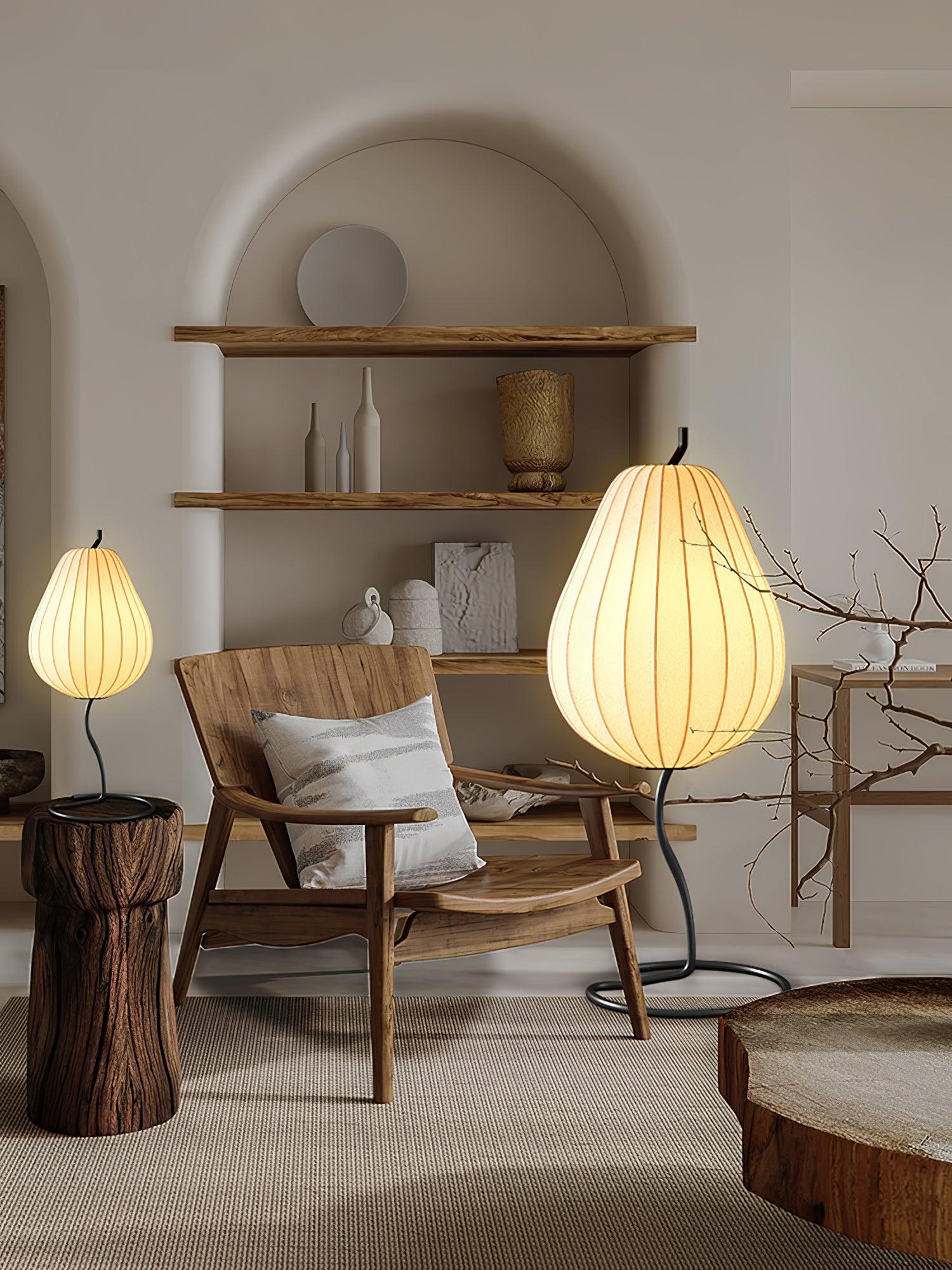 Calerielle Minimalist Pear Floor Lamp
