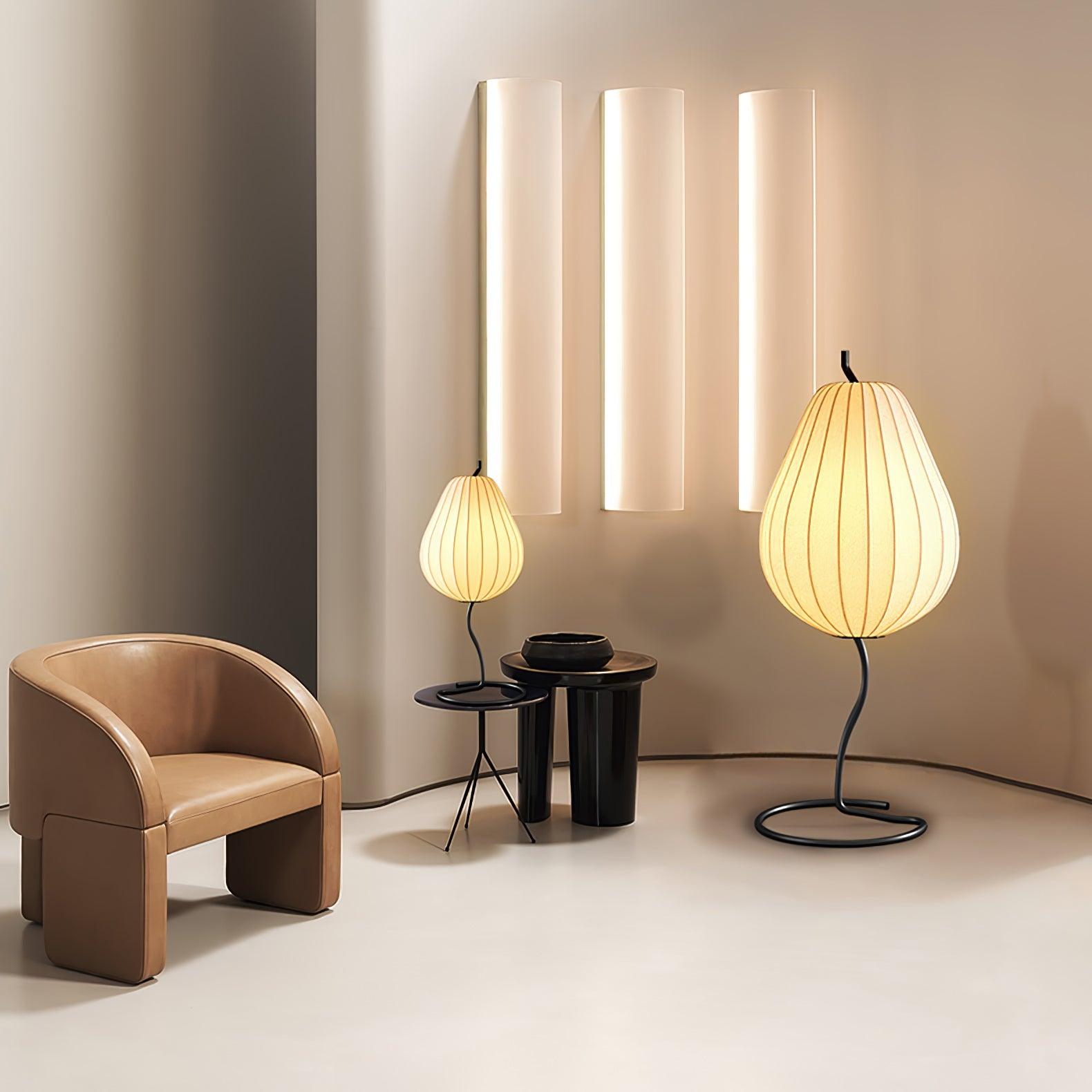 Calerielle Minimalist Pear Floor Lamp