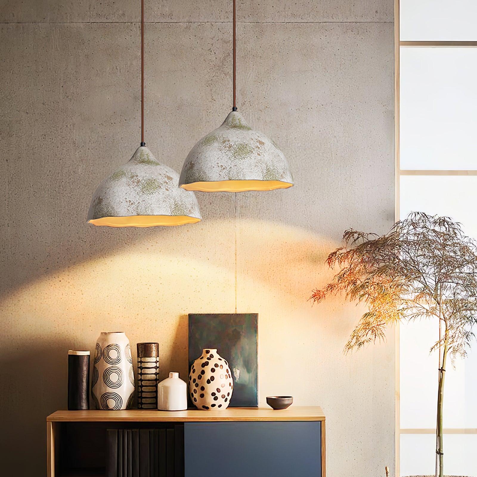 Moss Minimalist Wood Pendant Light