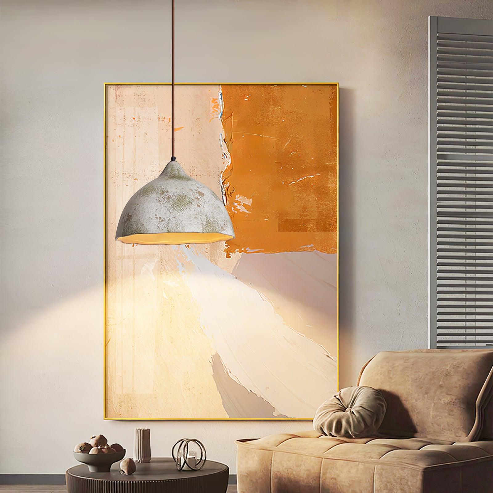 Moss Minimalist Wood Pendant Light