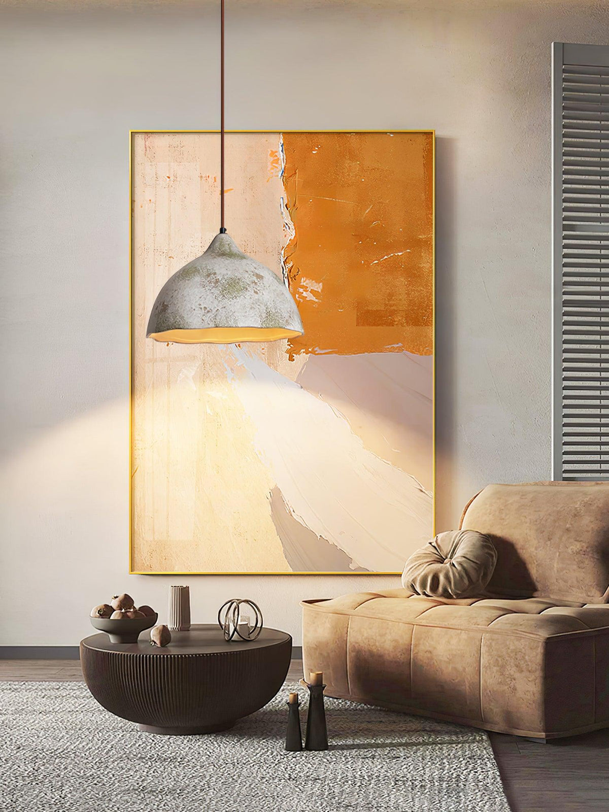 Moss Minimalist Wood Pendant Light