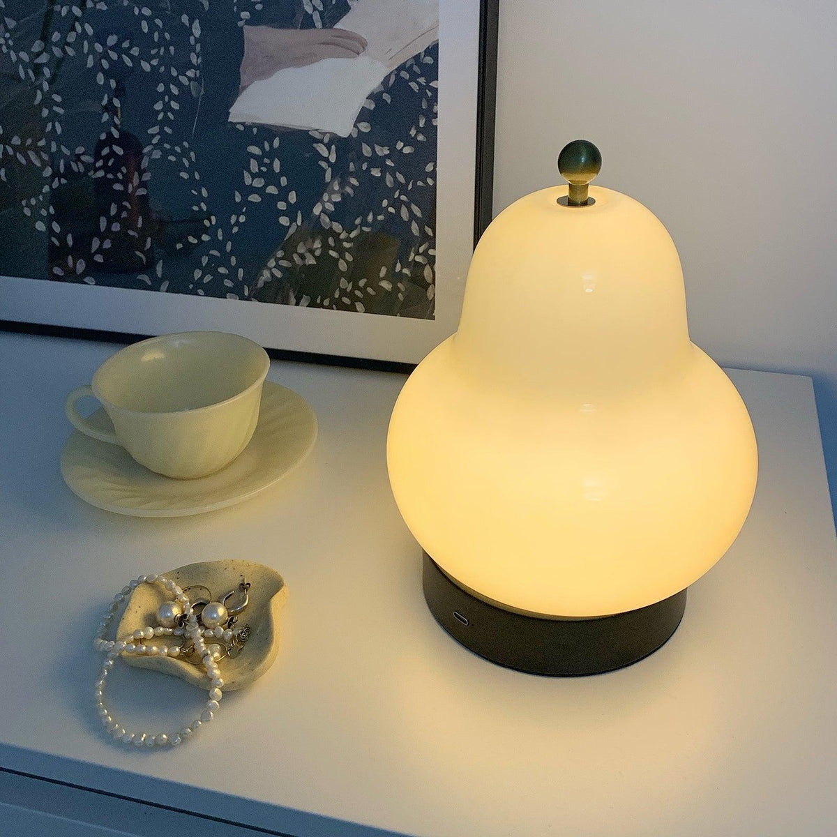 Lumaic Glass Whimsical Table Lamp