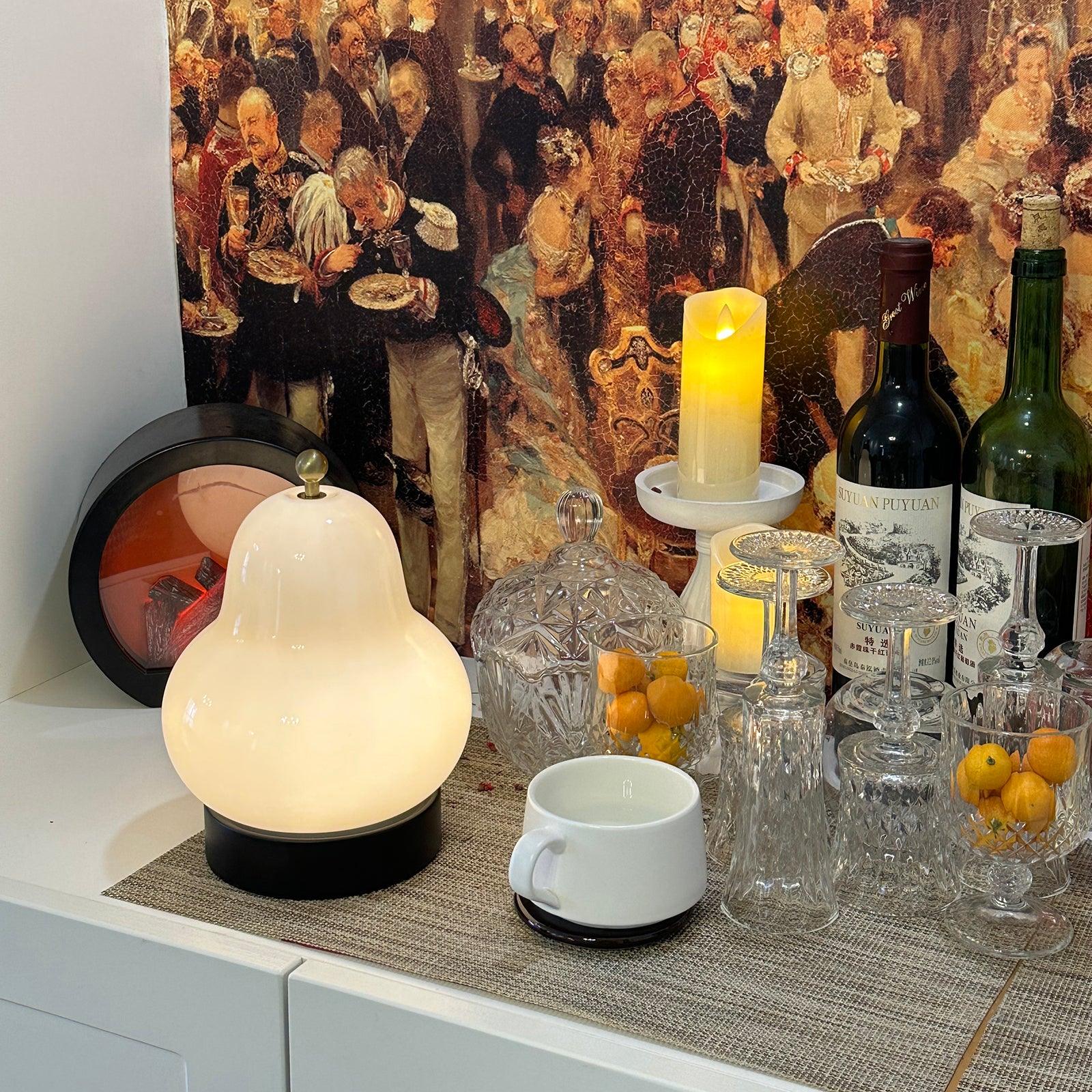 Lumaic Glass Whimsical Table Lamp