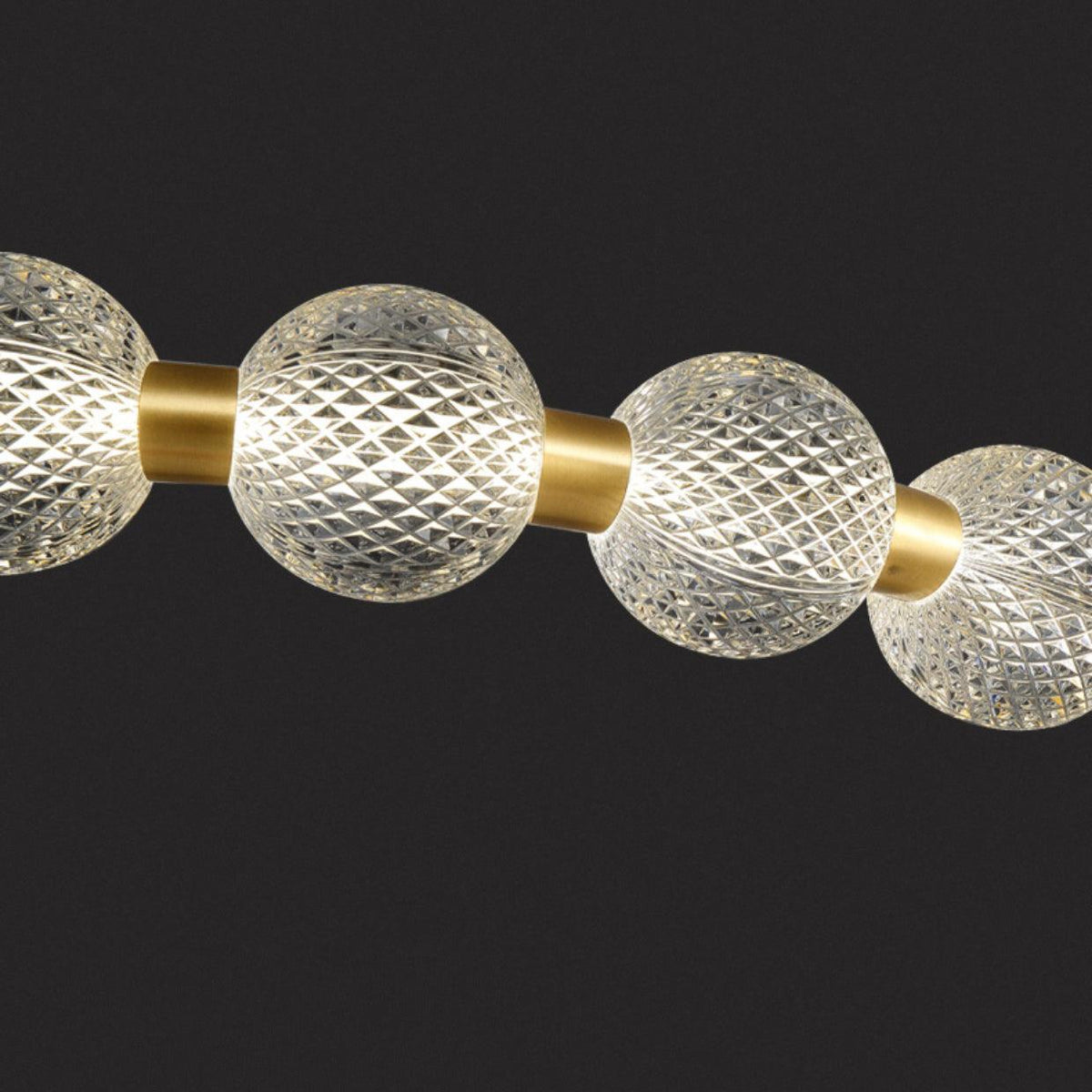 Soleena Chandelier Pearl Gold Ring Elegant