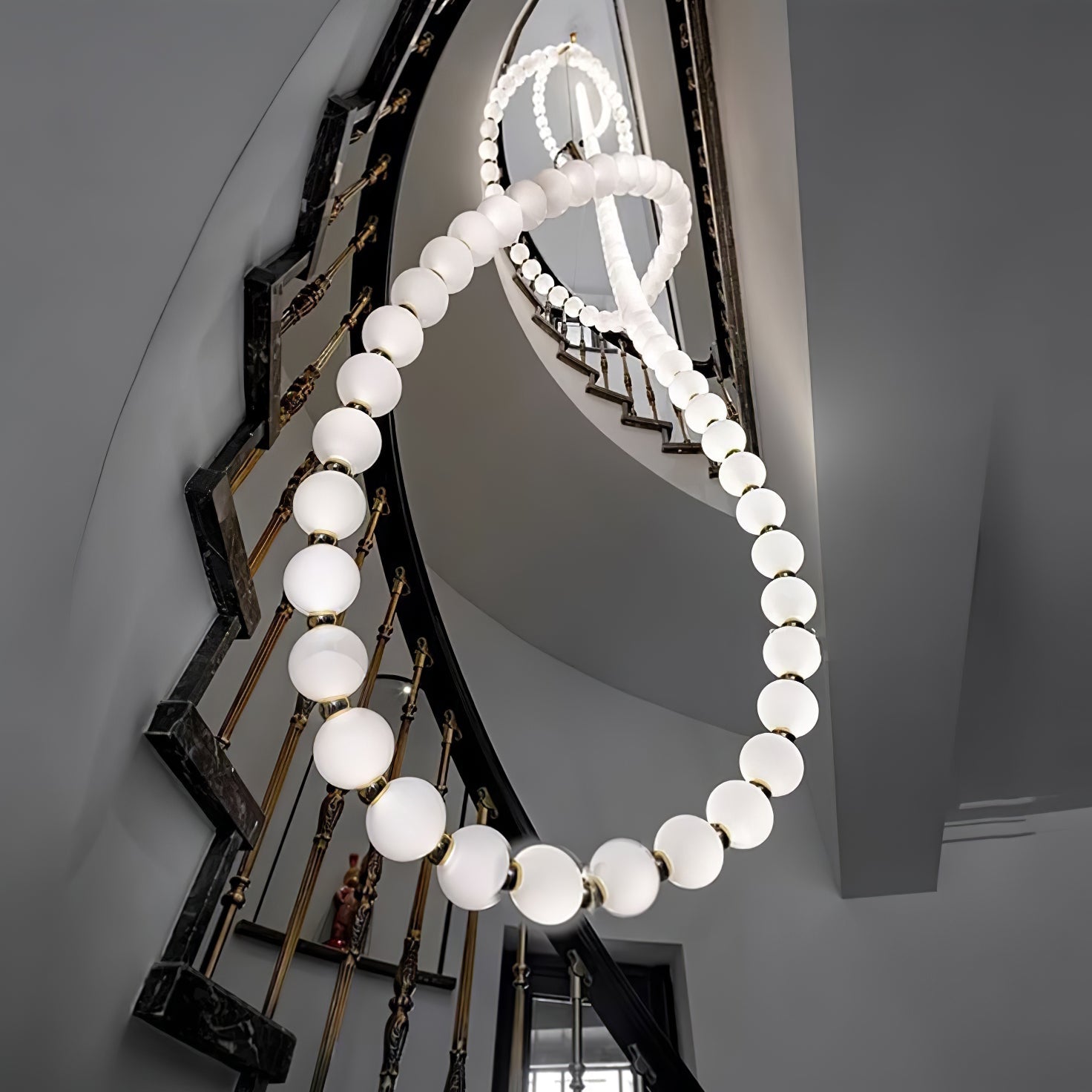 Emelir Pearl Necklace Balls Glass Chandelier