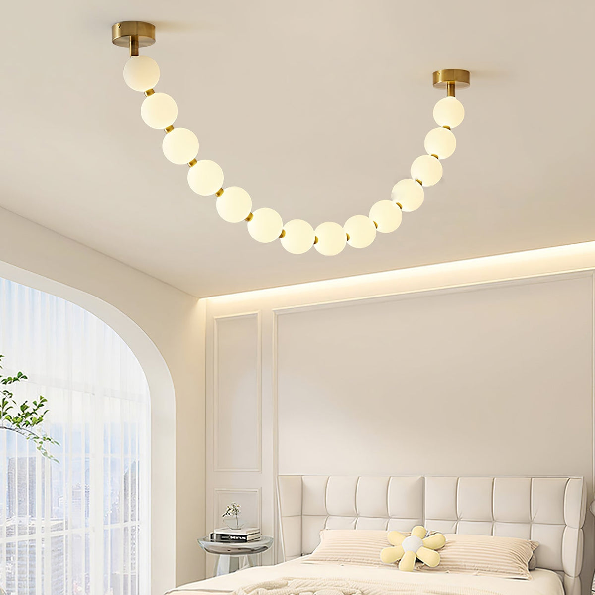 Emelir Pearl Necklace Balls Glass Chandelier