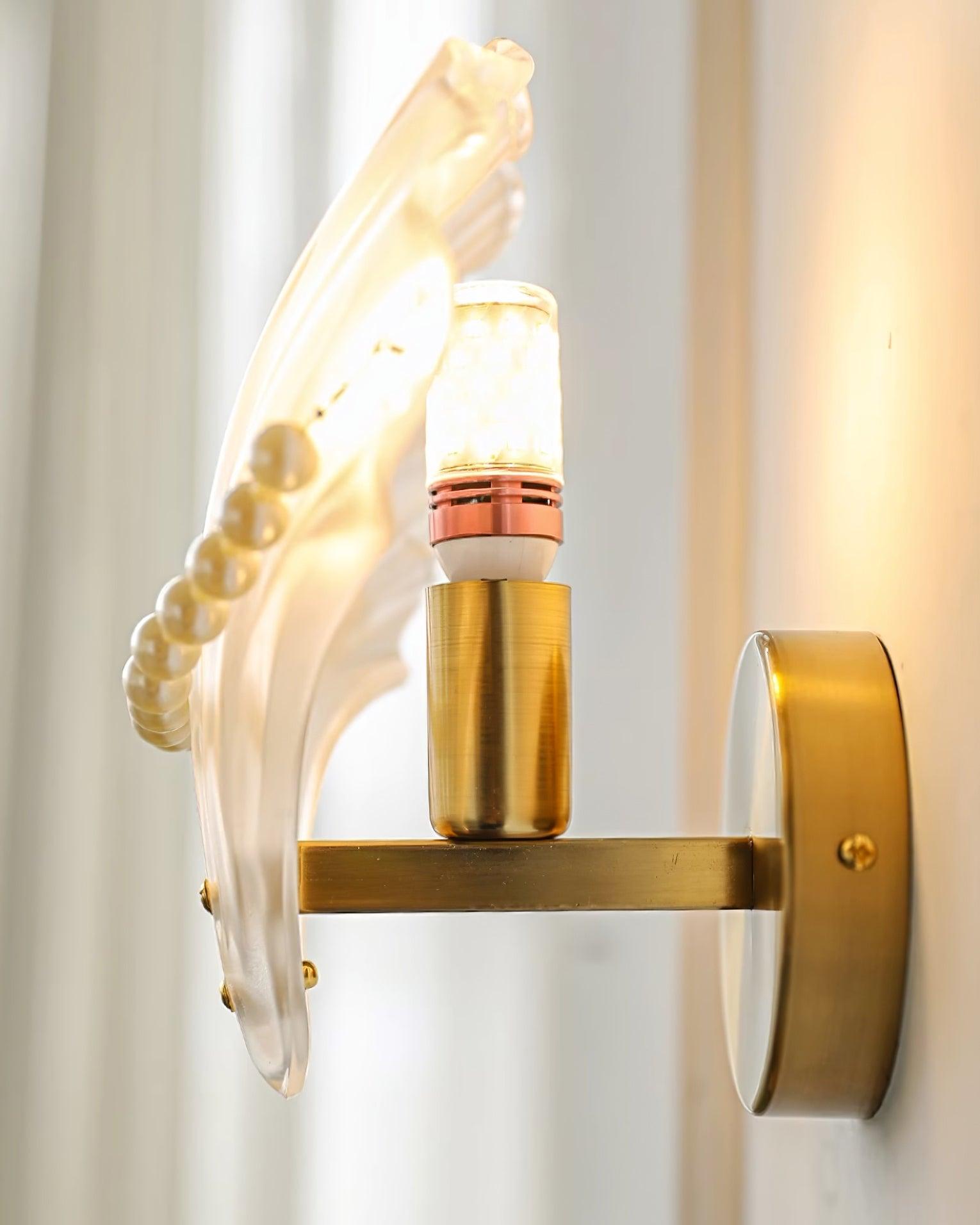 Pearl Wall Lamp Shell Elegant - Neutral Decor
