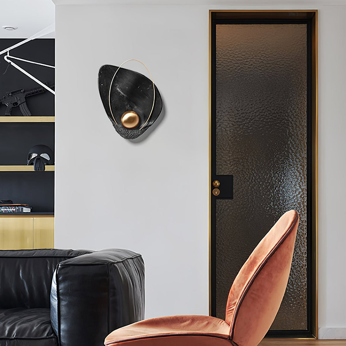 Vethaora Premium Nordic Art Pearl Resin Wall Lamp