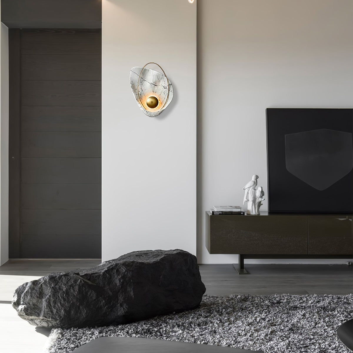 Vethaora Premium Nordic Art Pearl Resin Wall Lamp