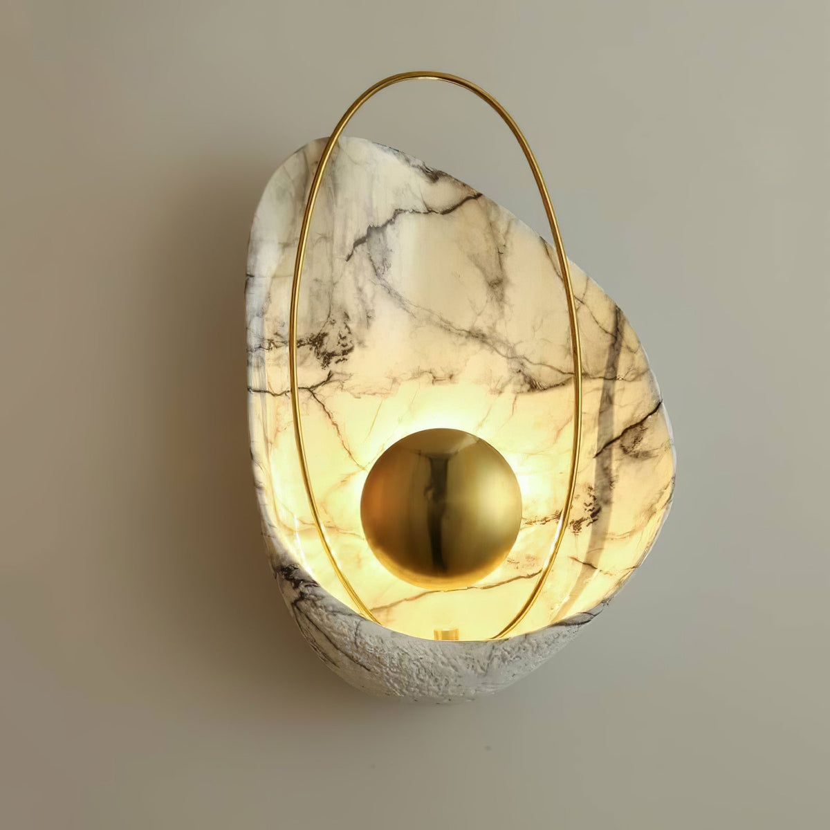 Vethaora Premium Nordic Art Pearl Resin Wall Lamp
