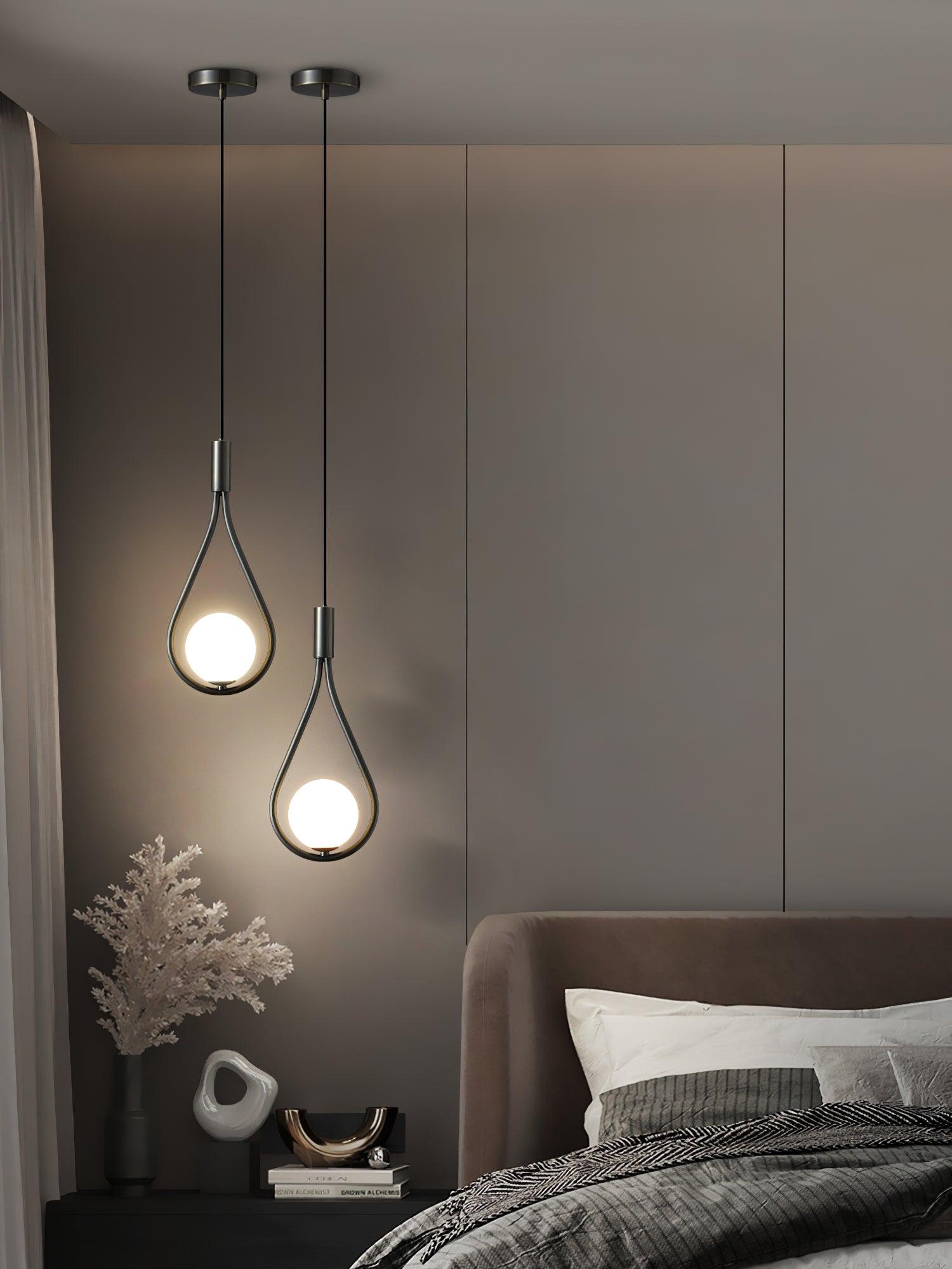 Droplet Modern Brass Pendant Light