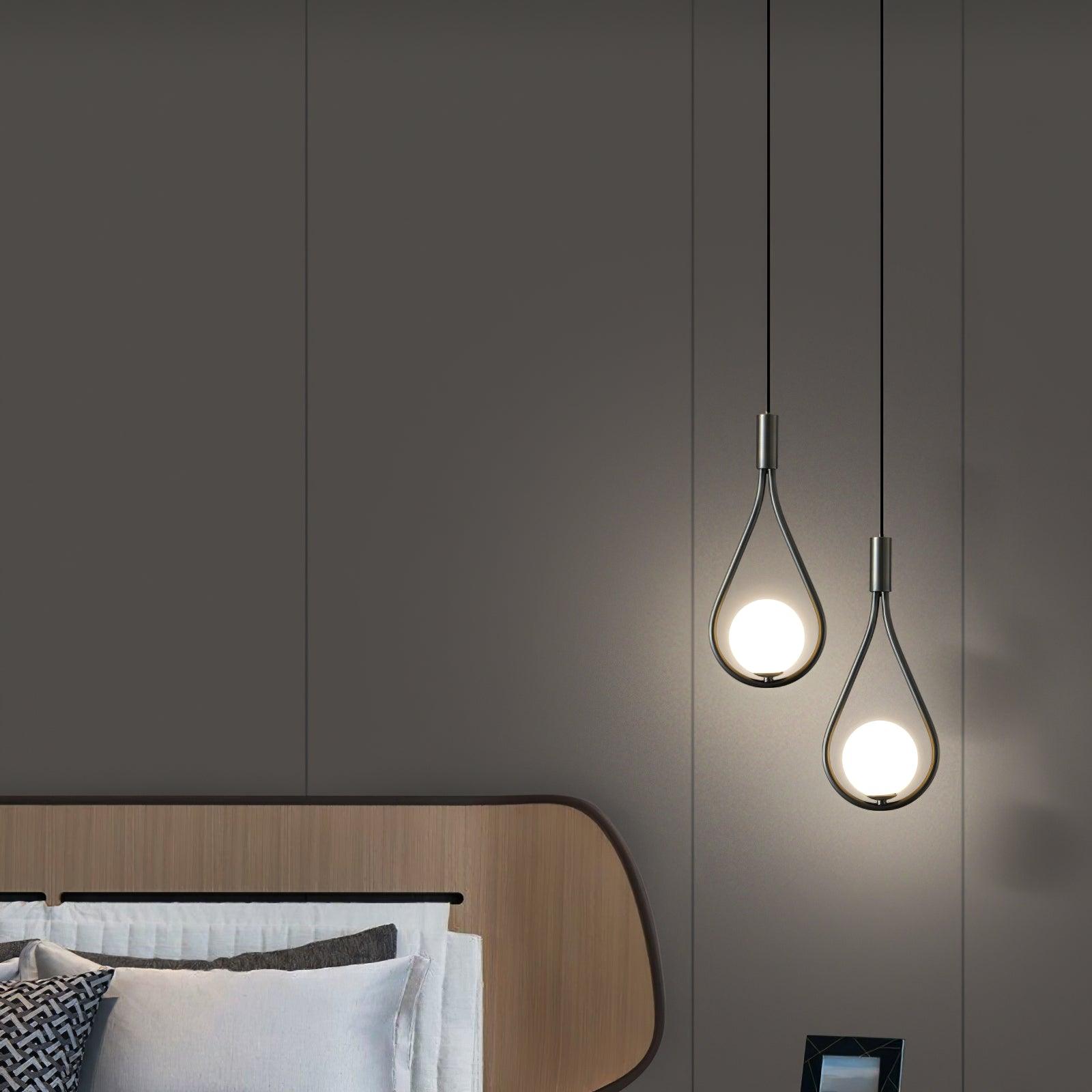 Droplet Modern Brass Pendant Light