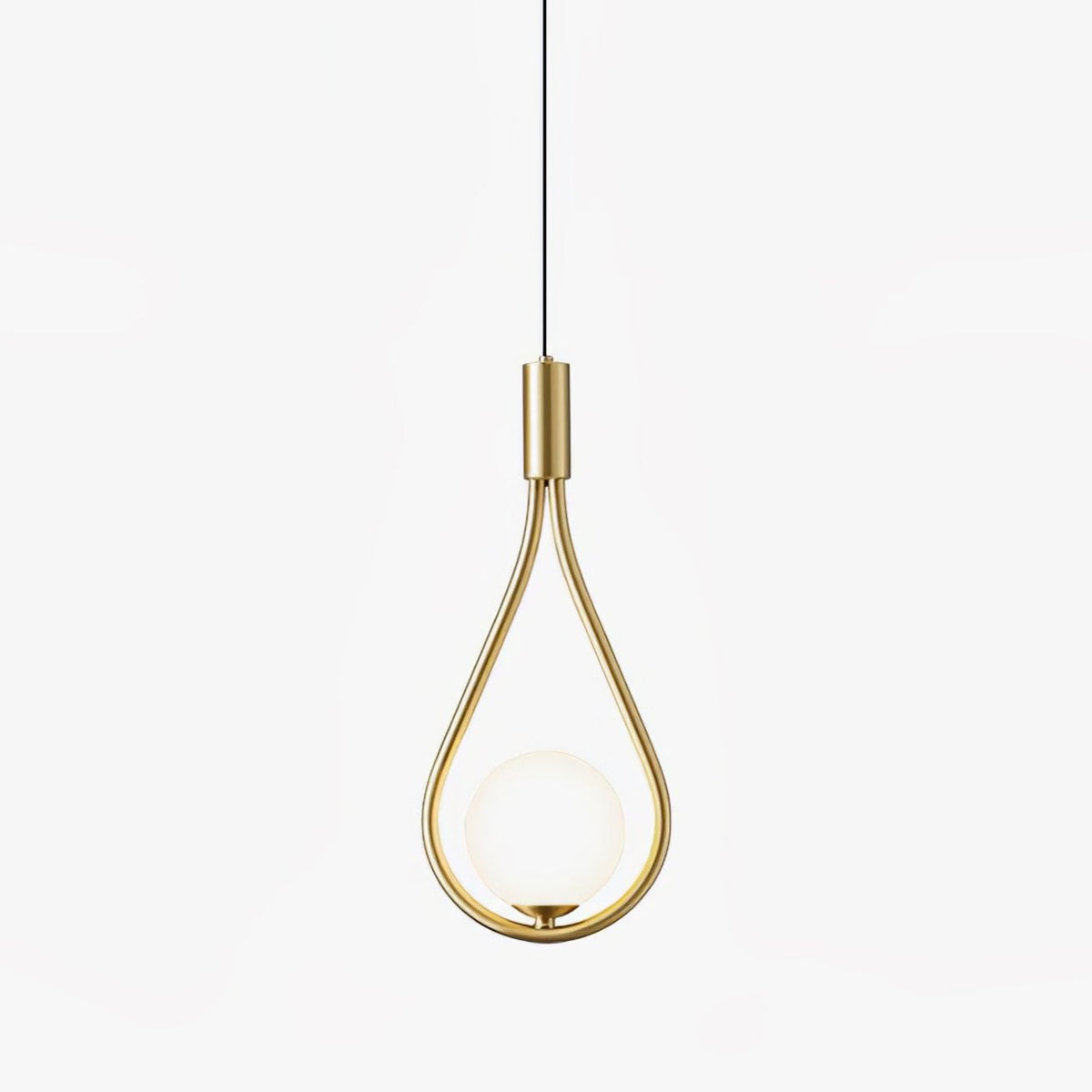 Droplet Modern Brass Pendant Light