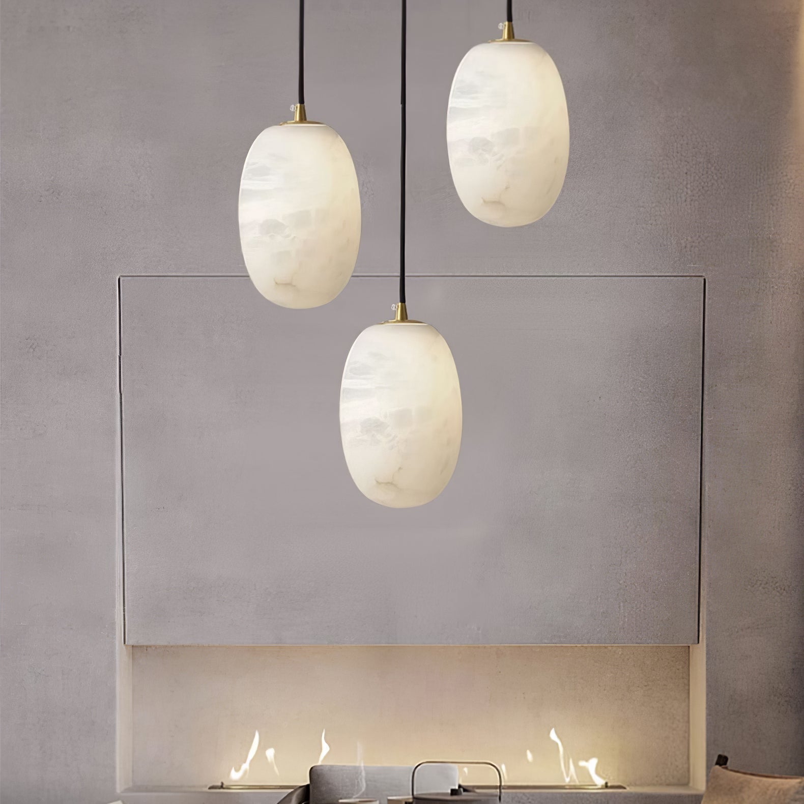 Luxor Alabaster Pendant Light