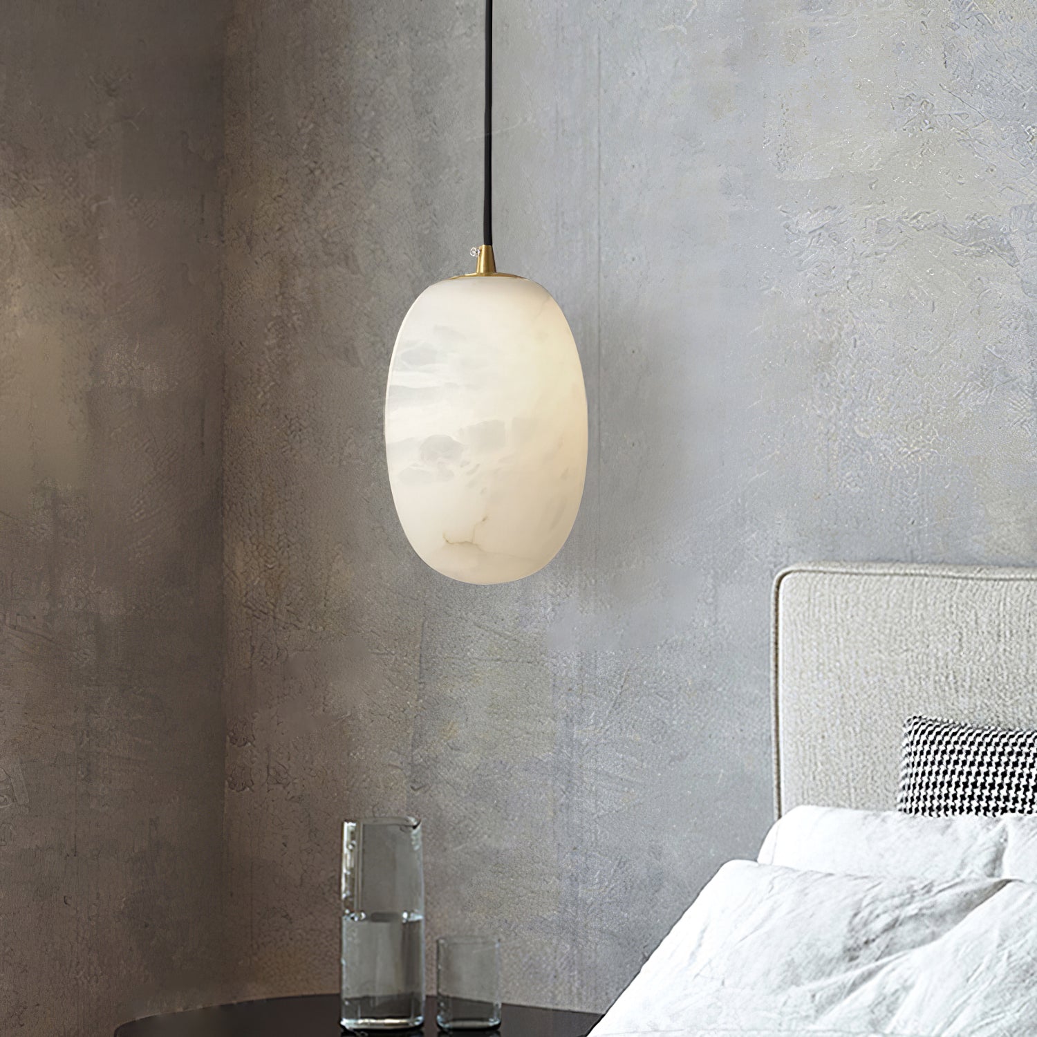 Luxor Alabaster Pendant Light