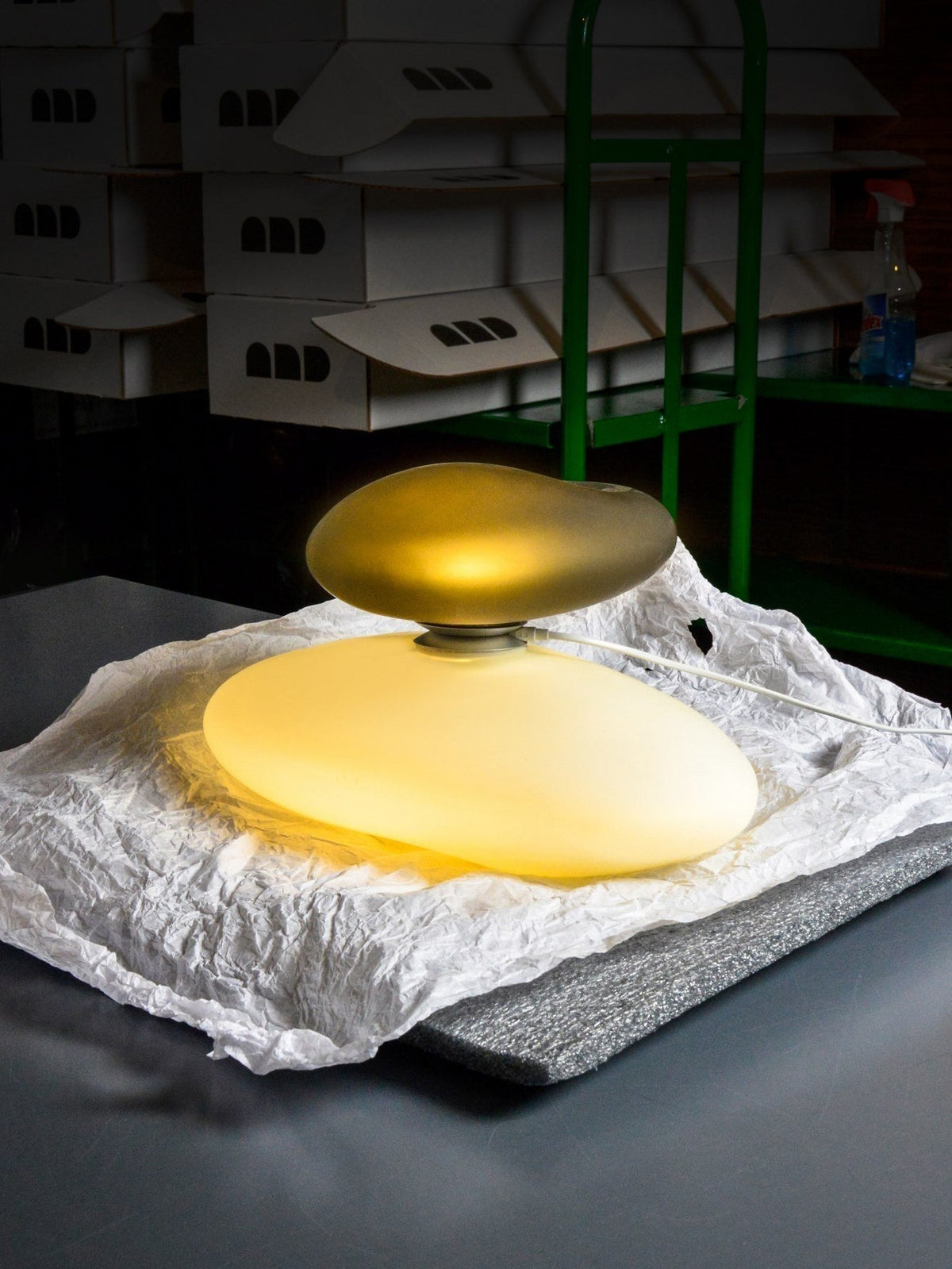Mervan Frosted Glass Pendant Light