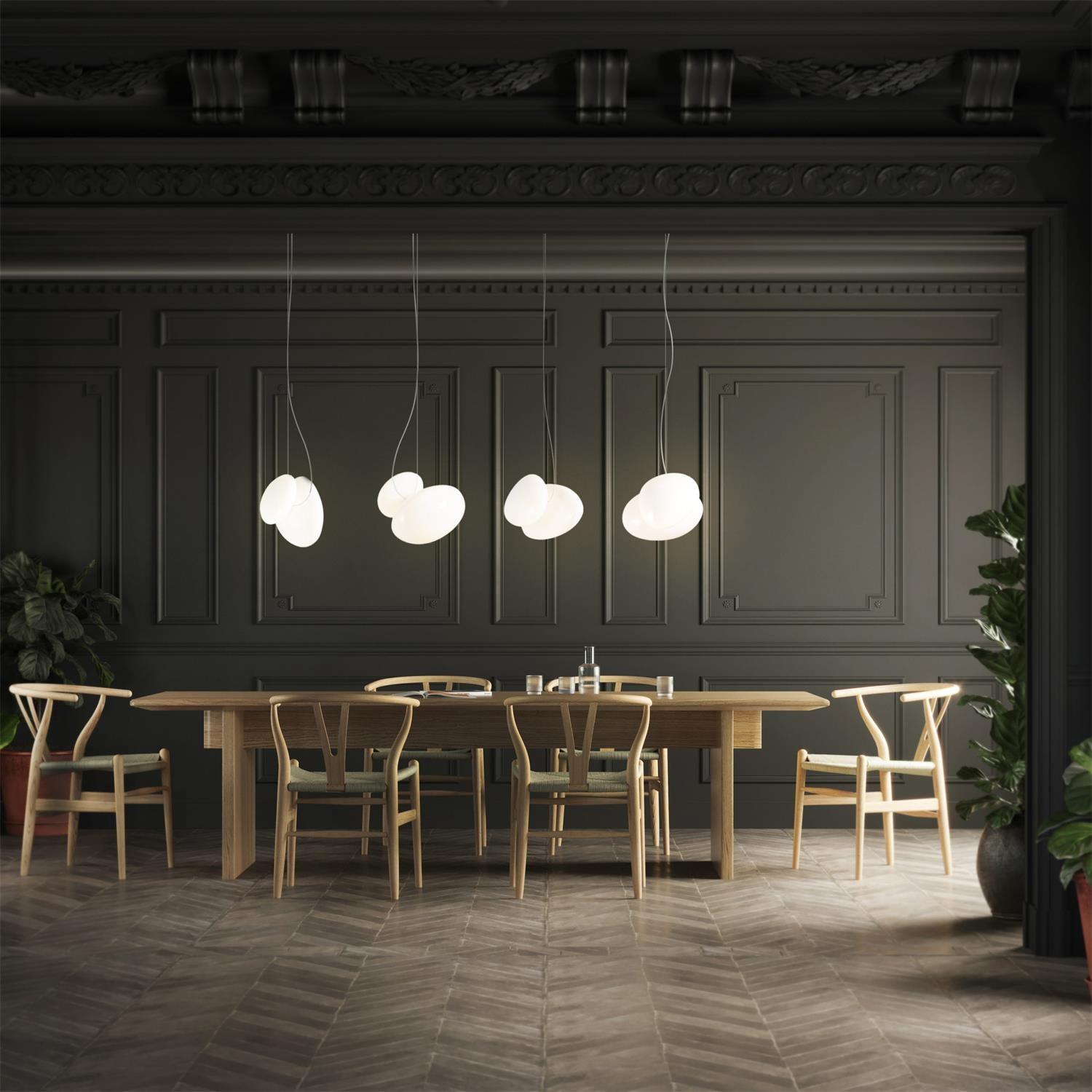 Mervan Frosted Glass Pendant Light