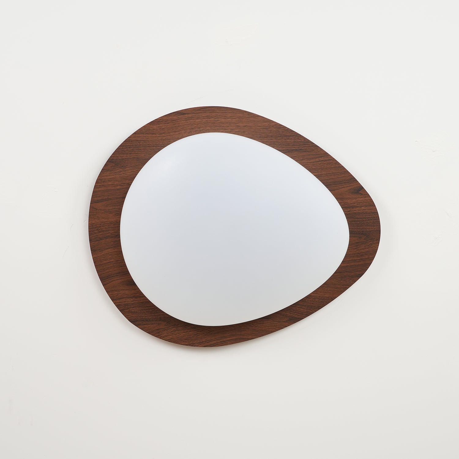 Olivier Pebble Walnut Ceiling Light