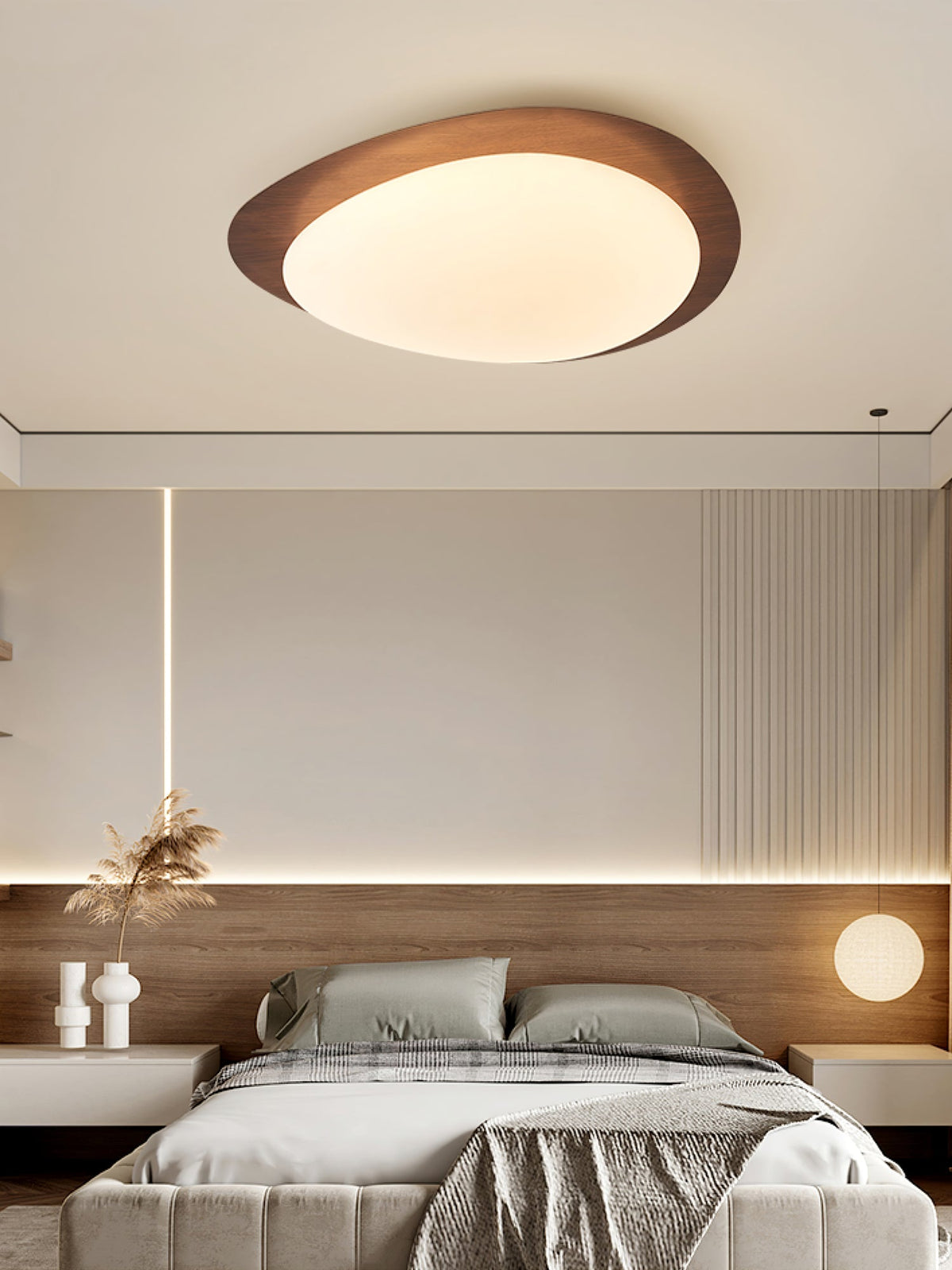 Orinvale Pebble Metal Flush Mount Ceiling Light