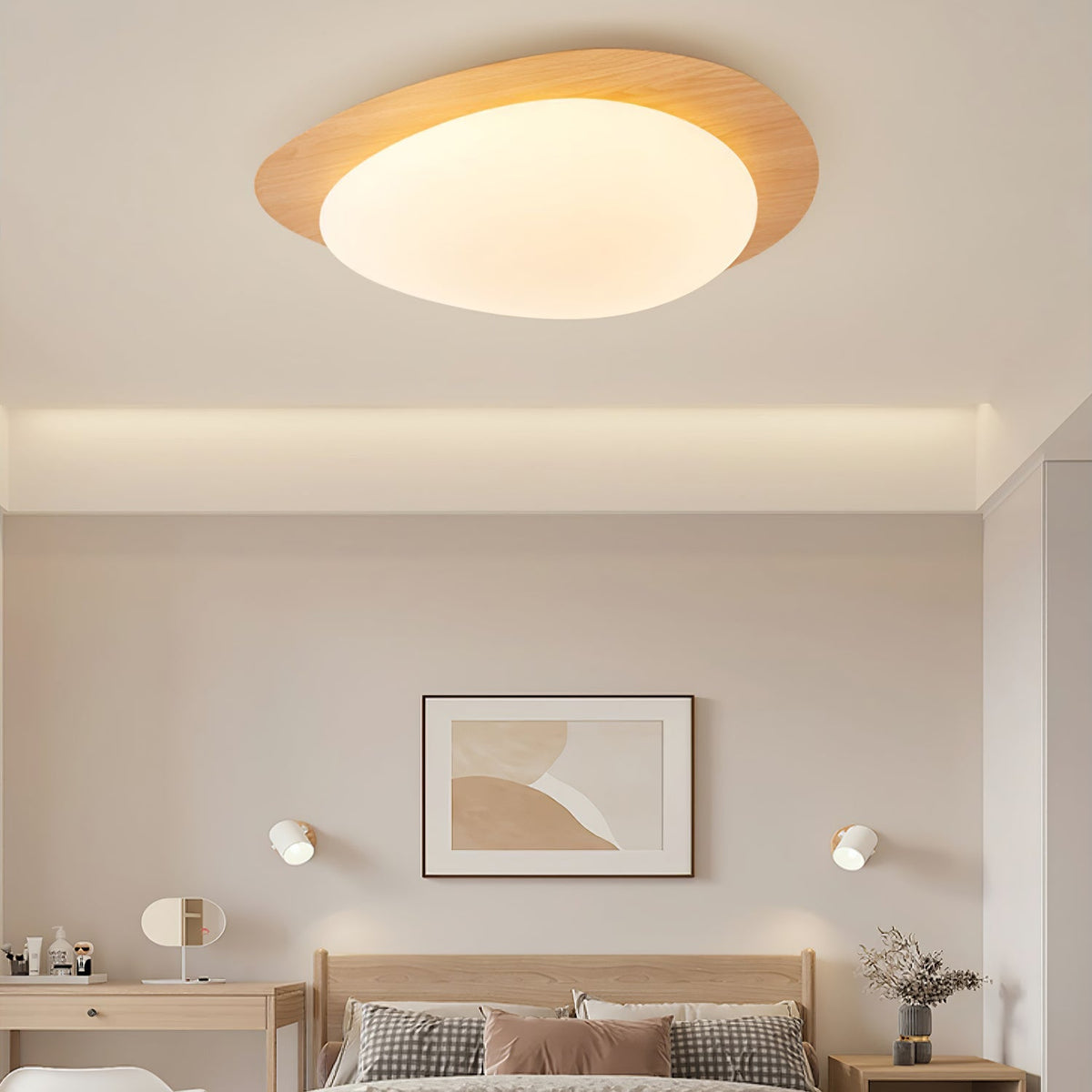 Orinvale Pebble Metal Flush Mount Ceiling Light