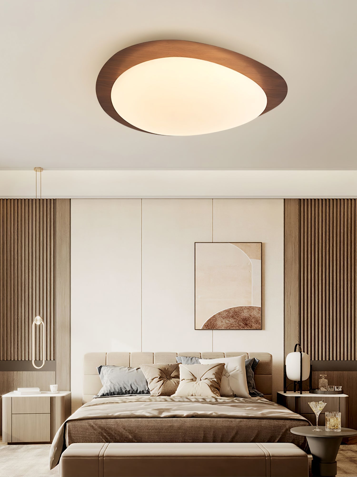 Orinvale Pebble Metal Flush Mount Ceiling Light