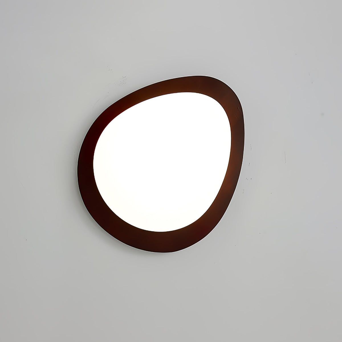 Evory Ceiling Light Wooden Walnut Pebble