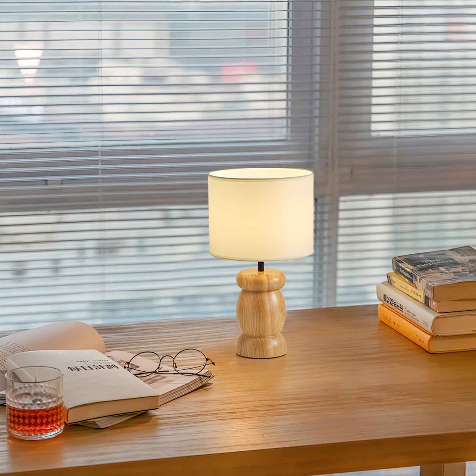 Beadon Wood Table Lamp