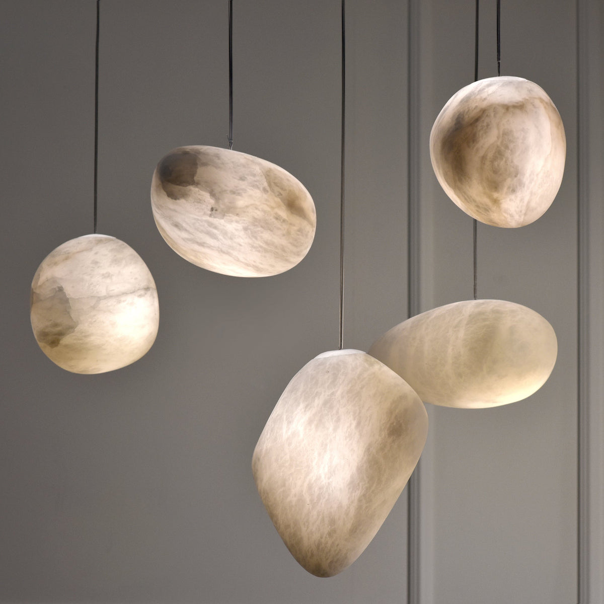 Jorveth Alabaster Pendant Light