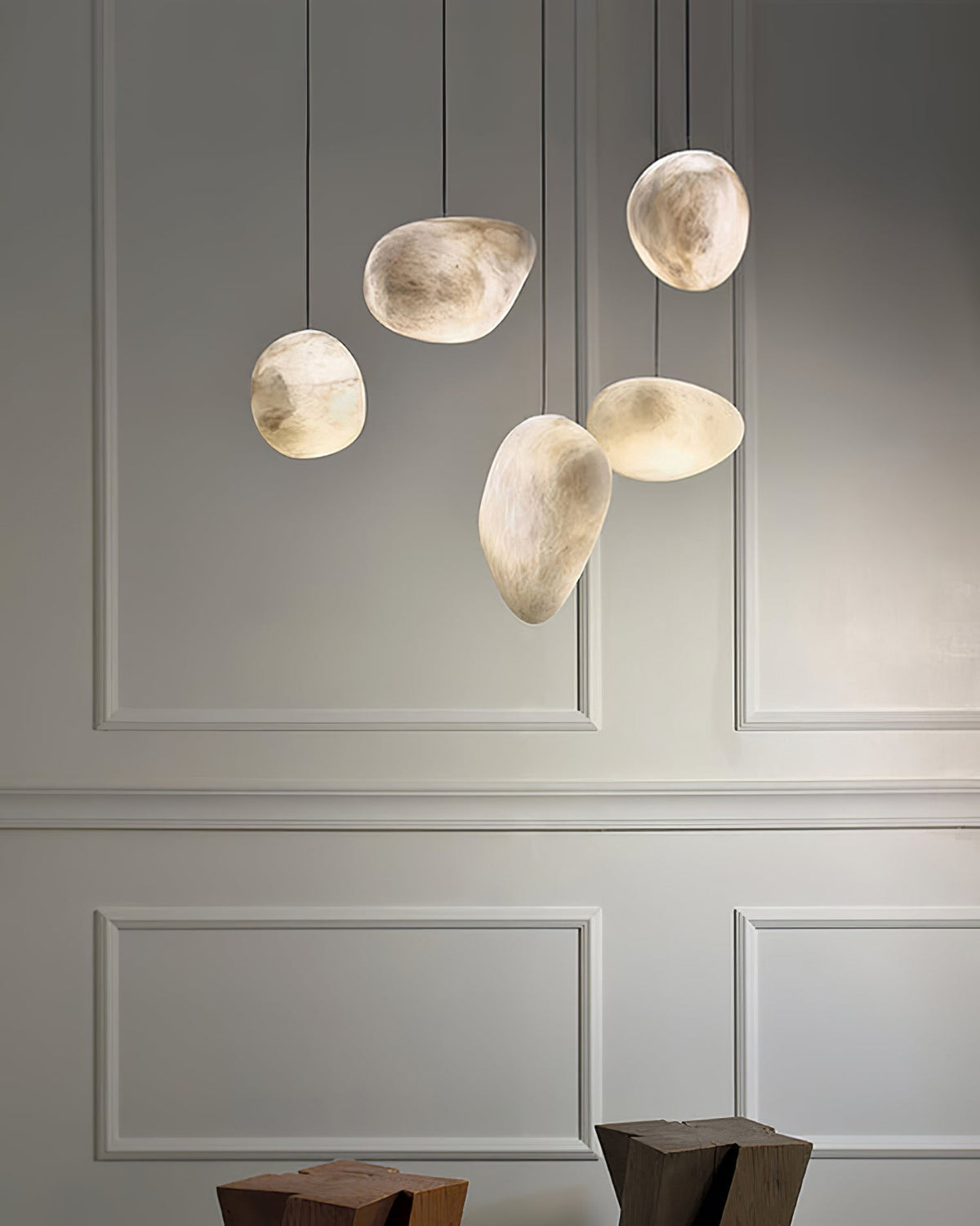 Jorveth Alabaster Pendant Light