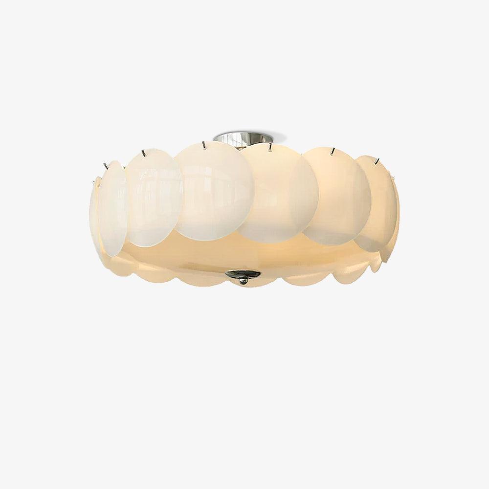Brolin Ceiling Light Glass Glamorous Ripple