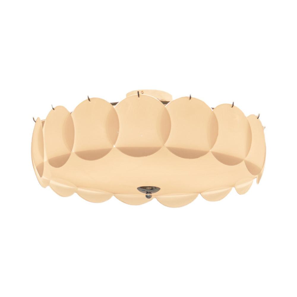 Brolin Ceiling Light Glass Glamorous Ripple