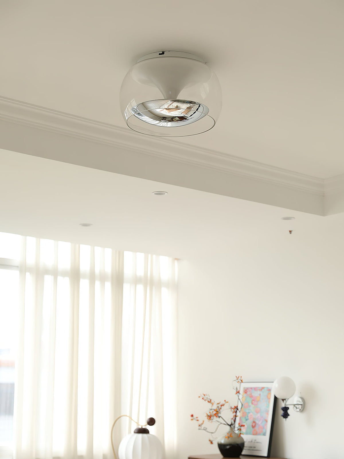 Eshair Nordic Art Pendulum Glass Ceiling Light