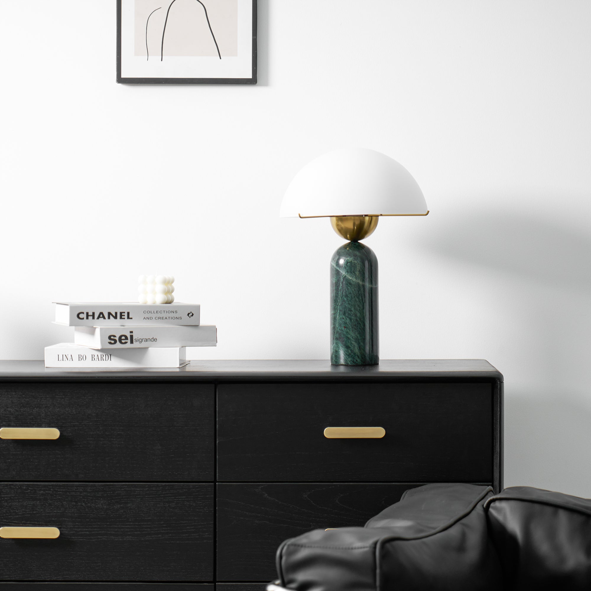 Veviniel Alabaster Table Lamp - Neutral Decor