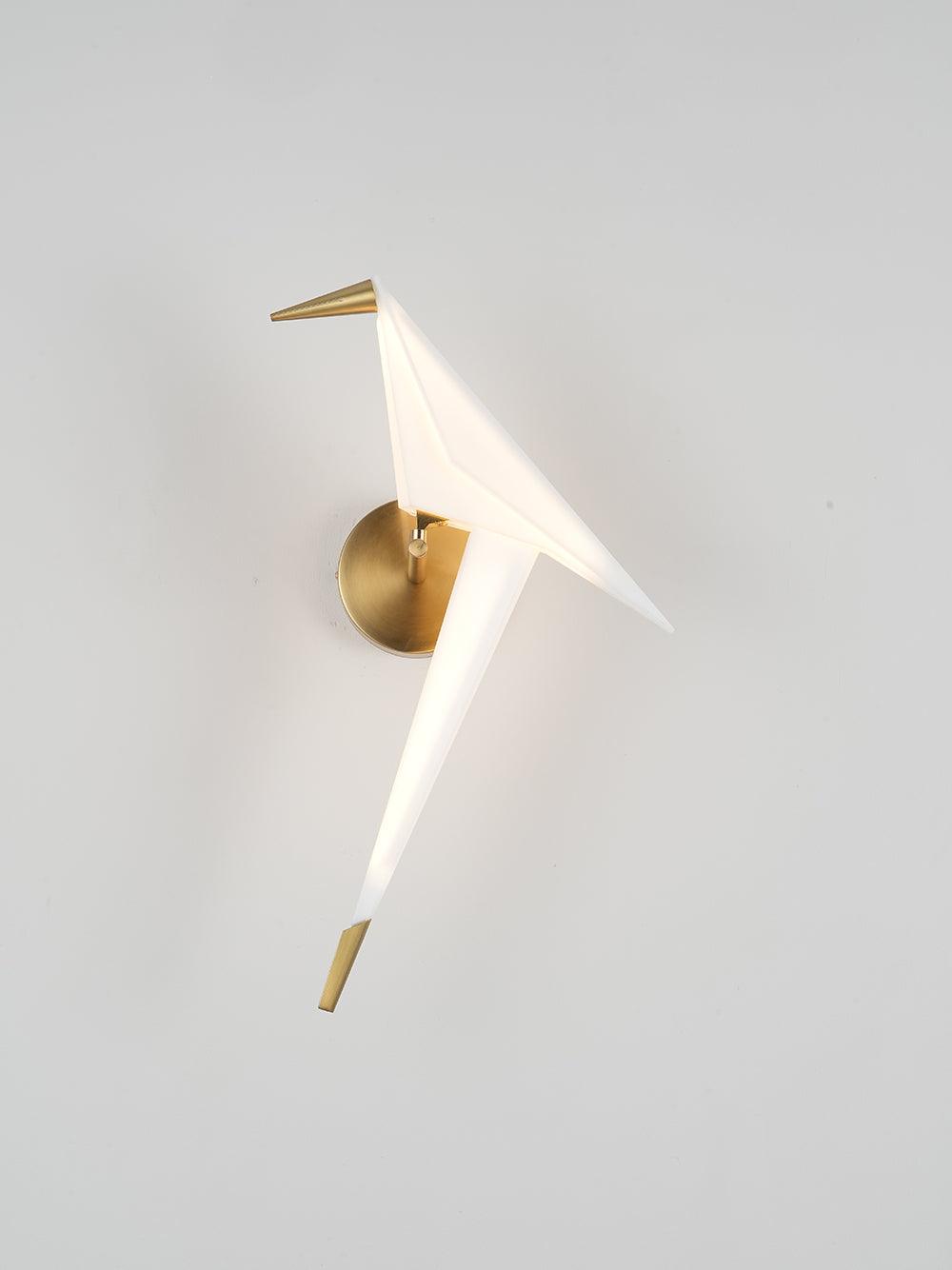 Eovela Nordic Art Paper Crane Wall Lamp