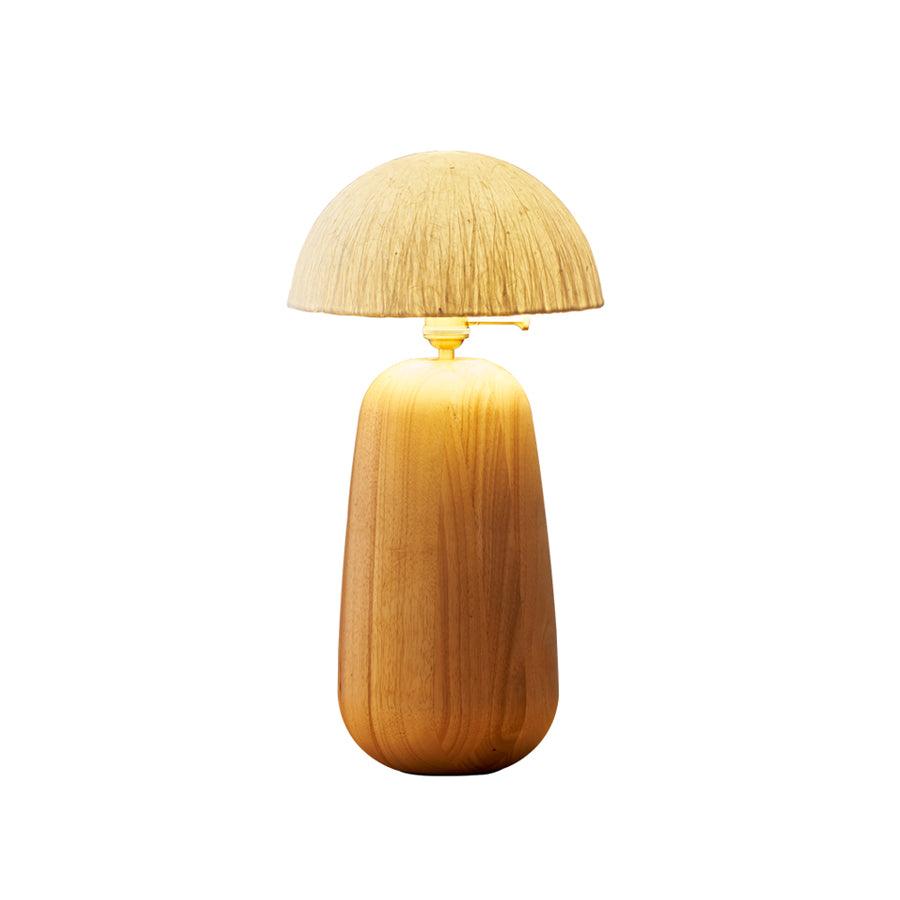 Elugan Organic Wood Table Lamp