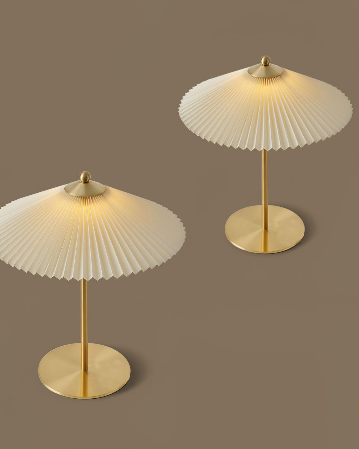 Camirir Pleated Umbrella Table Lamp