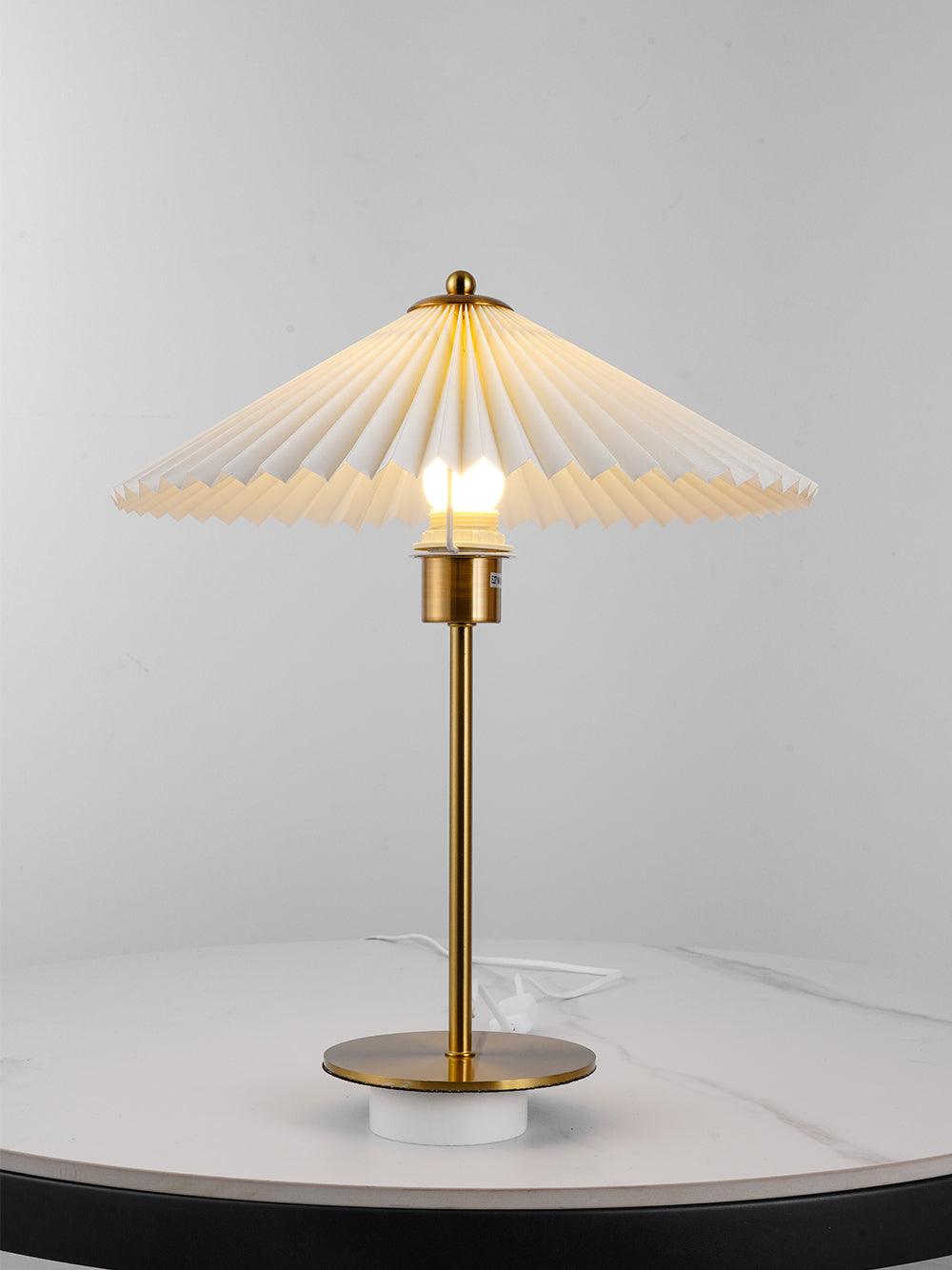 Camirir Pleated Umbrella Table Lamp