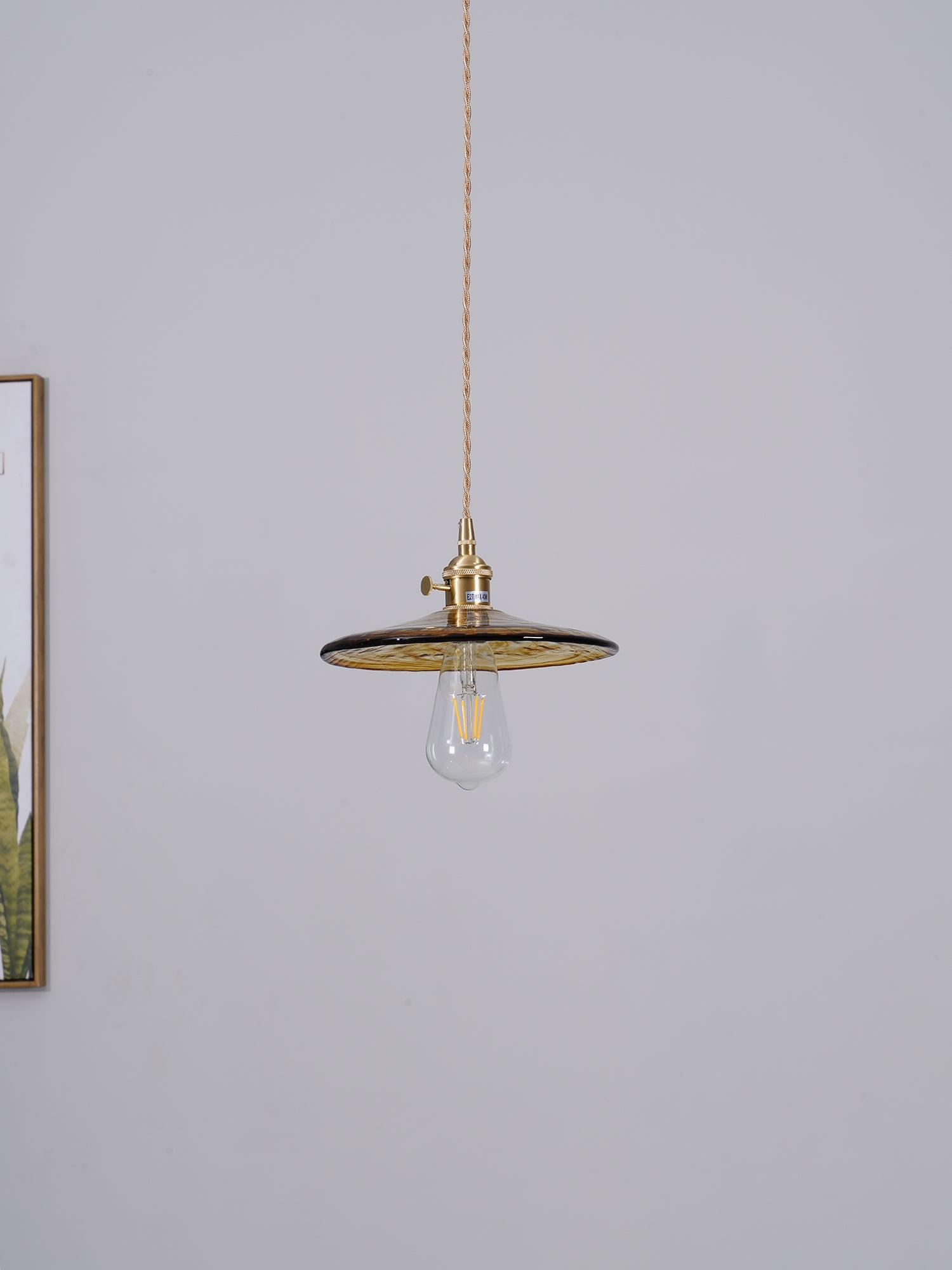 Sage Vintage Glass Pendant Light