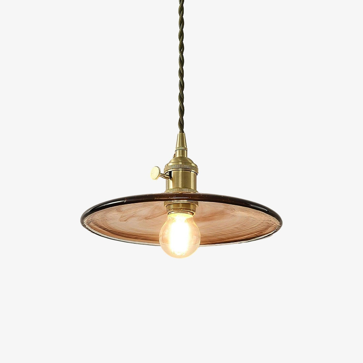 Sage Vintage Glass Pendant Light