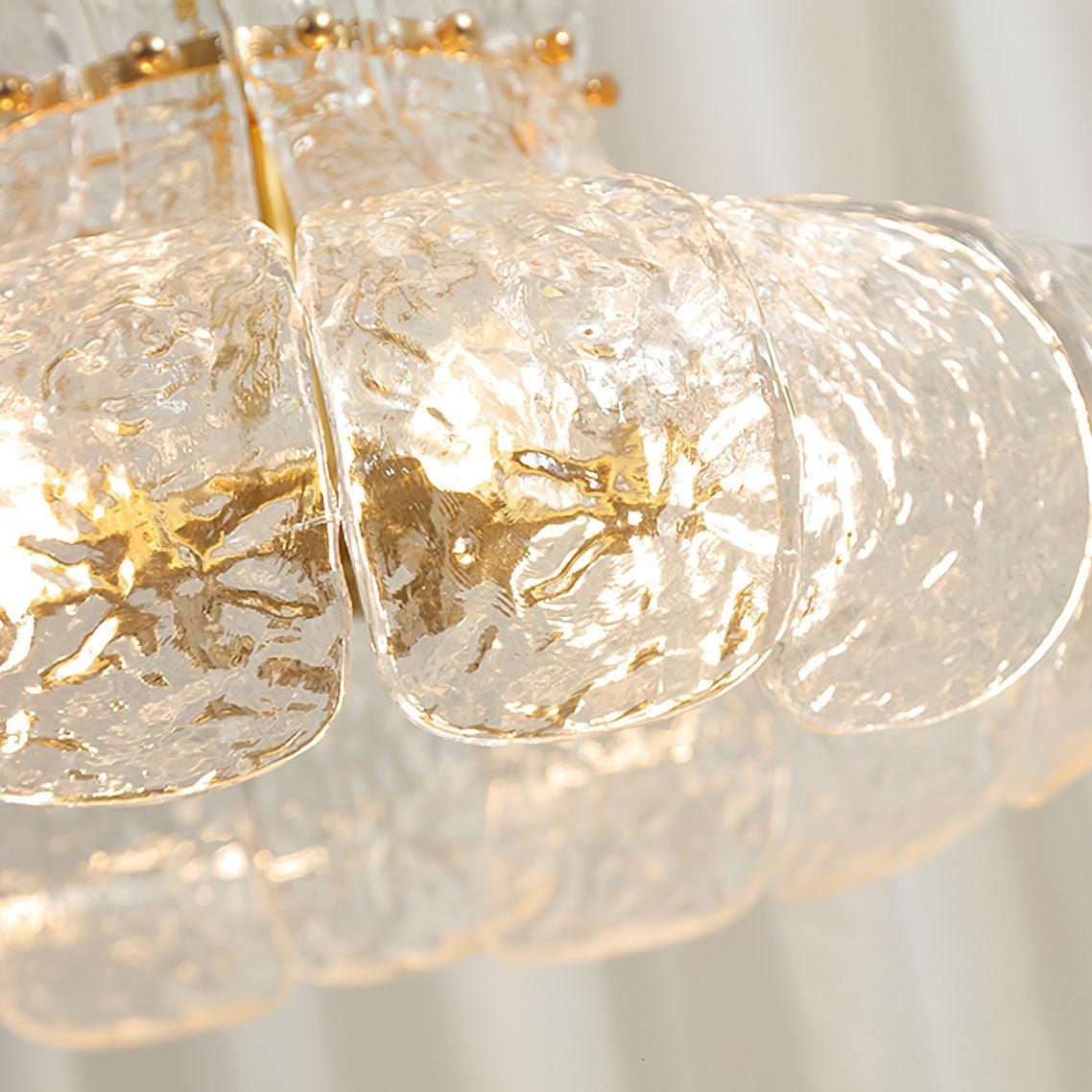 Ariv Brass & Glass Glam Pendant Light