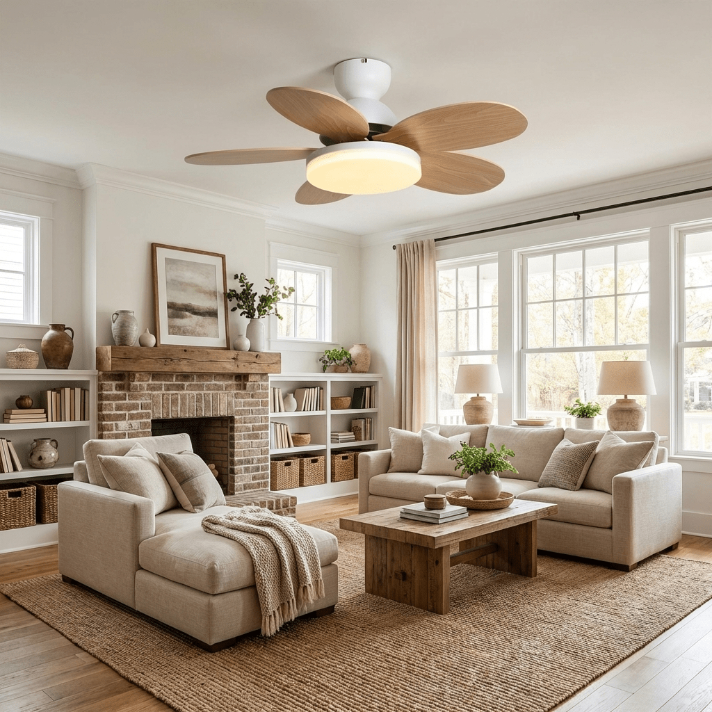 Norborne Wood Ceiling Fan Light