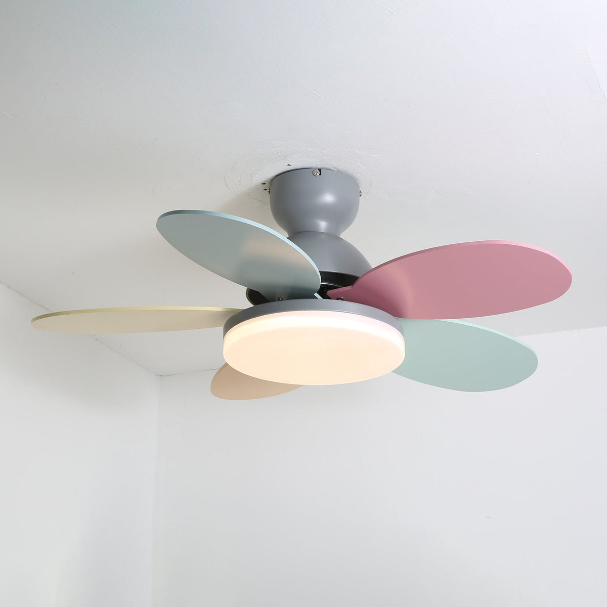 Lucien Morandi Metal Ceiling Fan Light