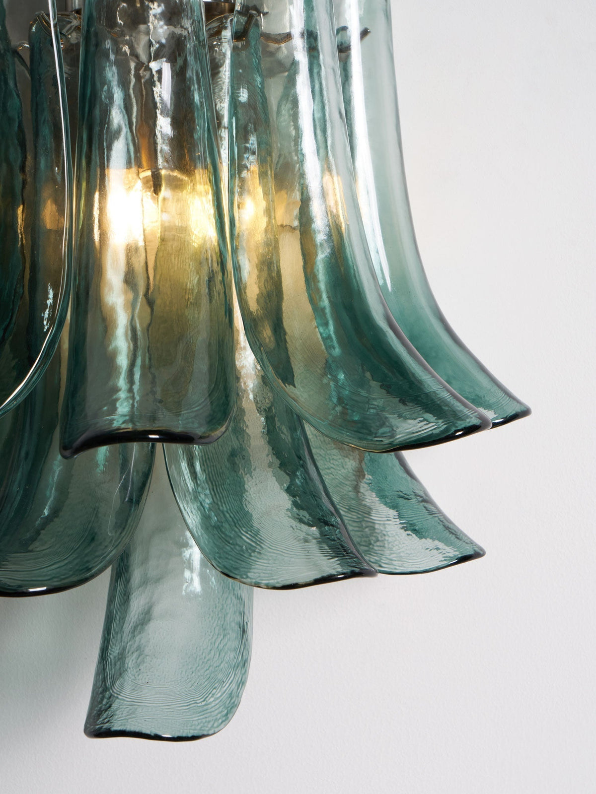 Eiraira Wall Light Petal Shaped Glass Vintage Artistic