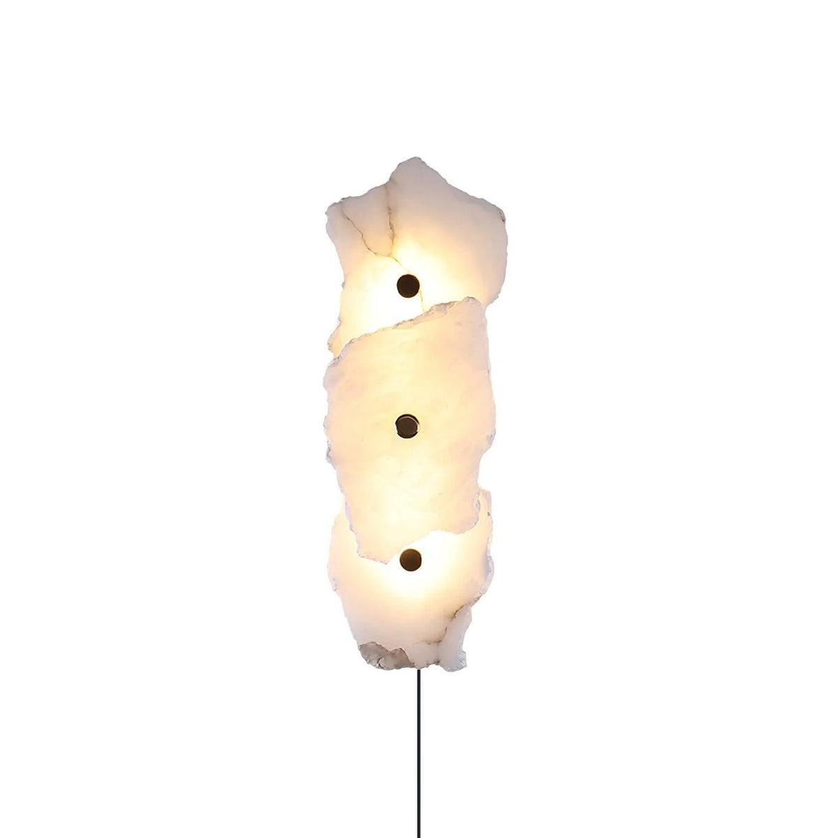 Nivarelia Alabaster Plug-in Wall Lamp