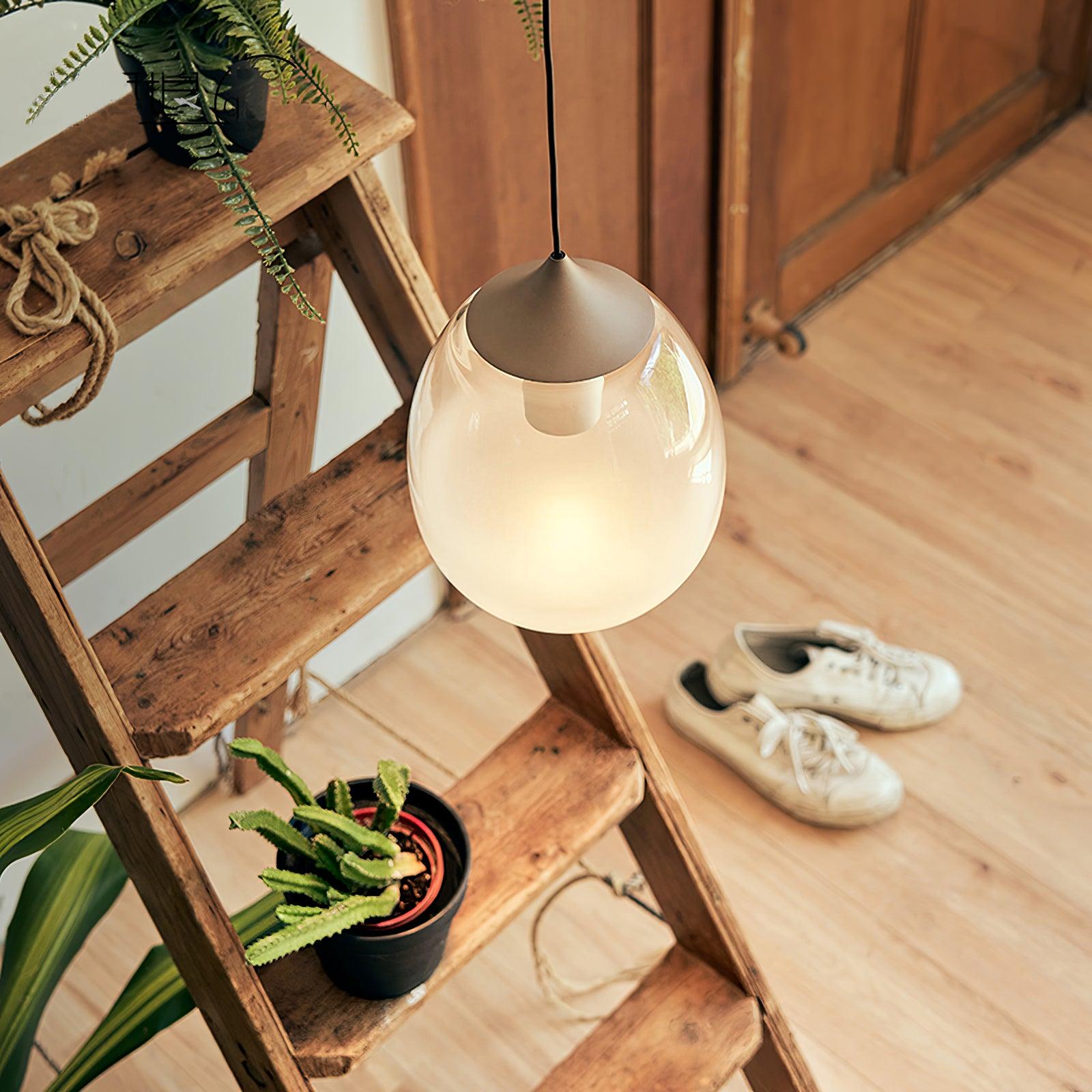 Ovoin Glass Artistic Pendant Light