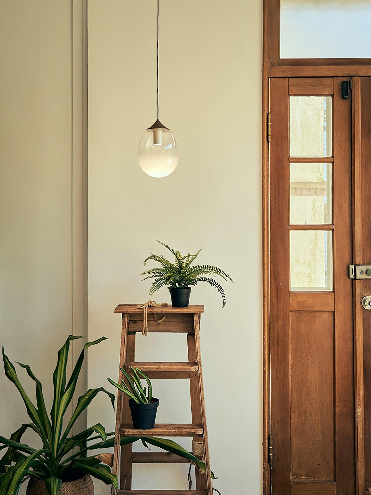 Ovoin Glass Artistic Pendant Light