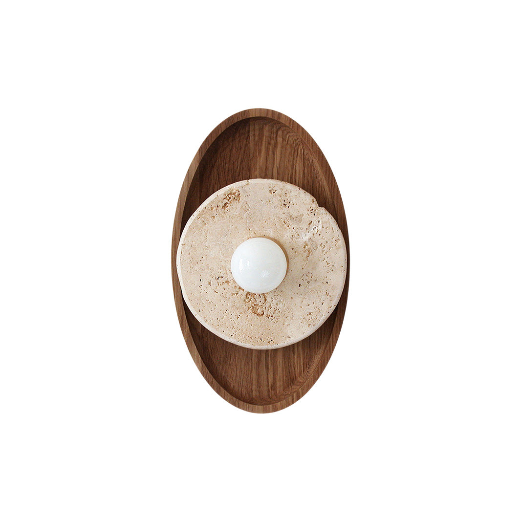Lumenhart Travertine Wall Sconce