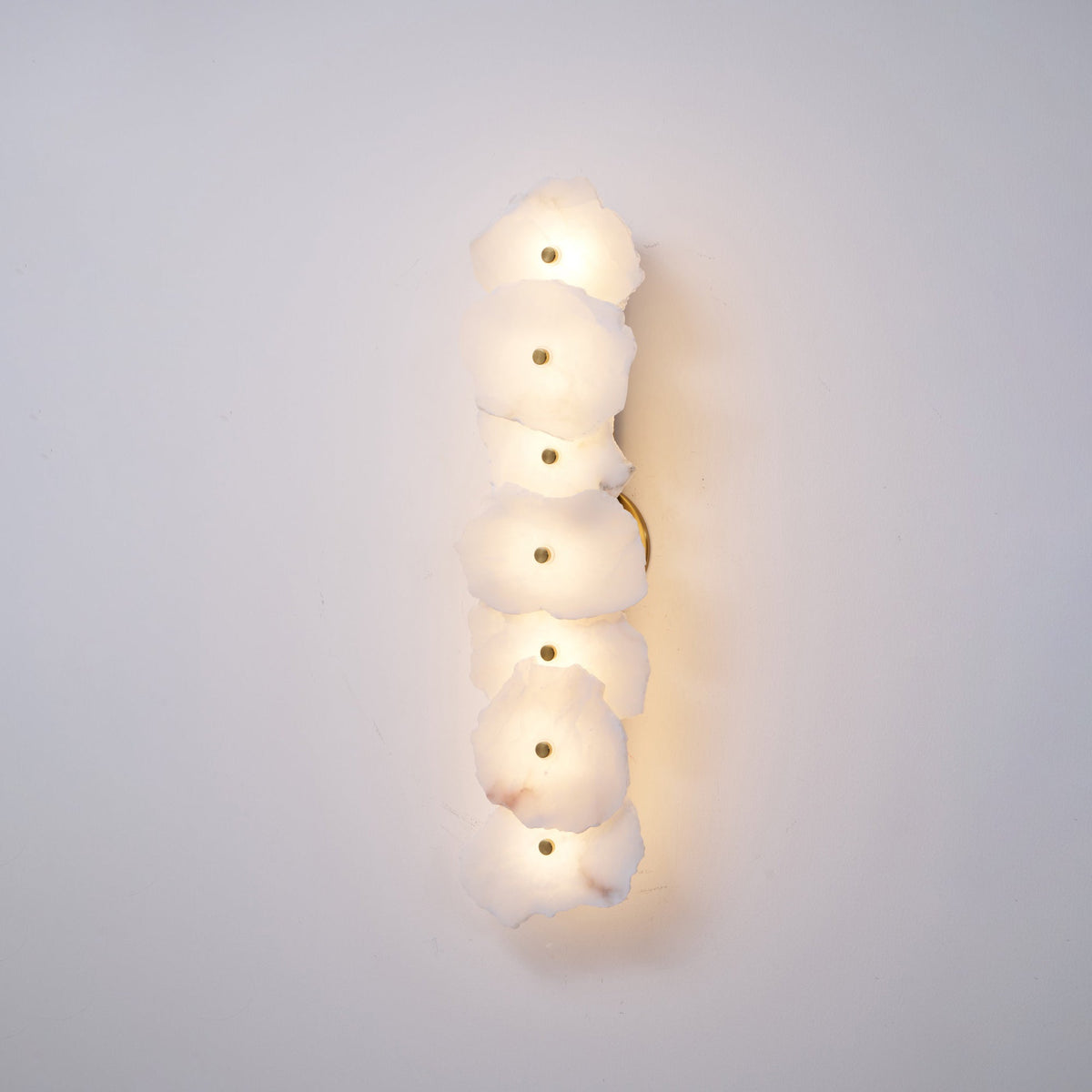Victor Alabaster Flower Wall Lamp